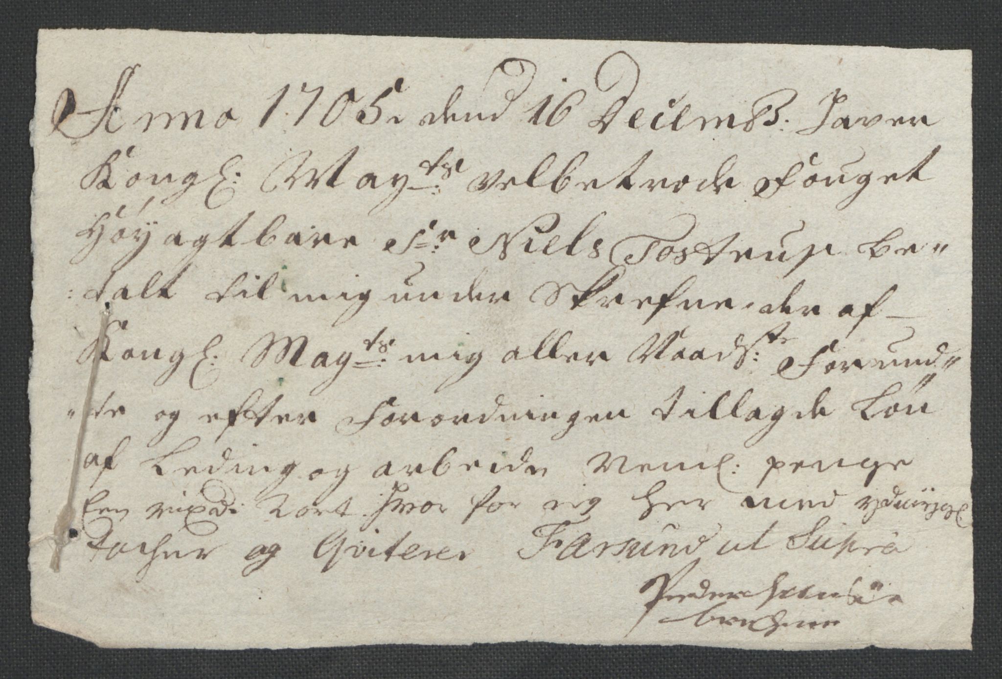 Rentekammeret inntil 1814, Reviderte regnskaper, Fogderegnskap, AV/RA-EA-4092/R43/L2551: Fogderegnskap Lista og Mandal, 1705-1709, s. 68