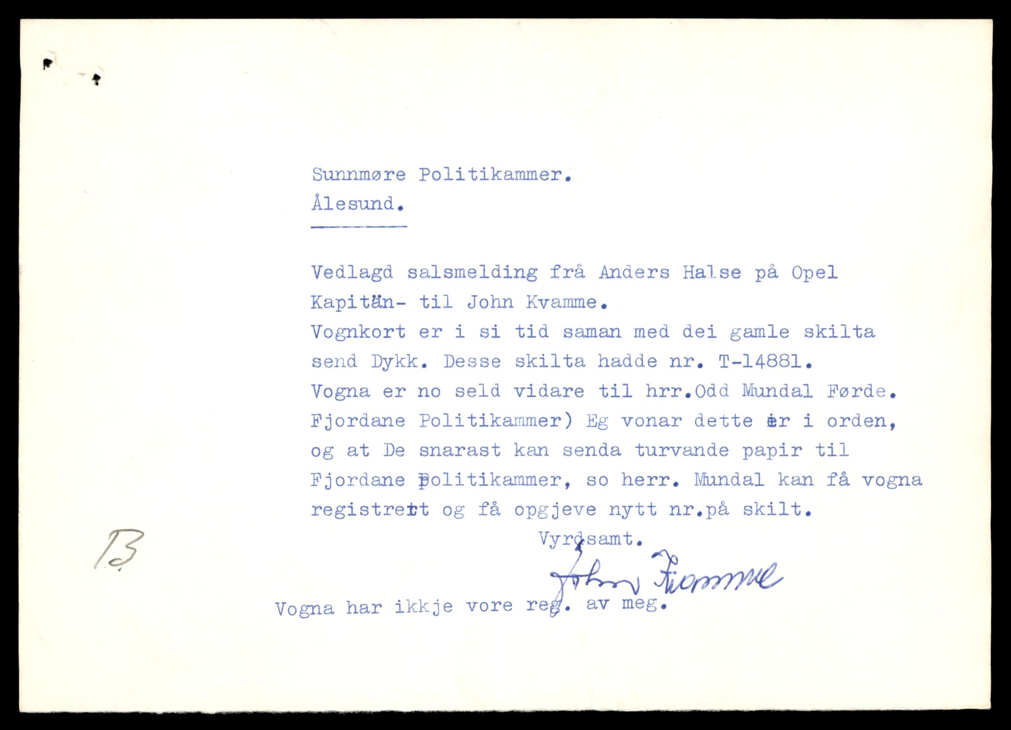 Møre og Romsdal vegkontor - Ålesund trafikkstasjon, AV/SAT-A-4099/F/Fe/L0049: Registreringskort for kjøretøy T 14864 - T 18613, 1927-1998, s. 445