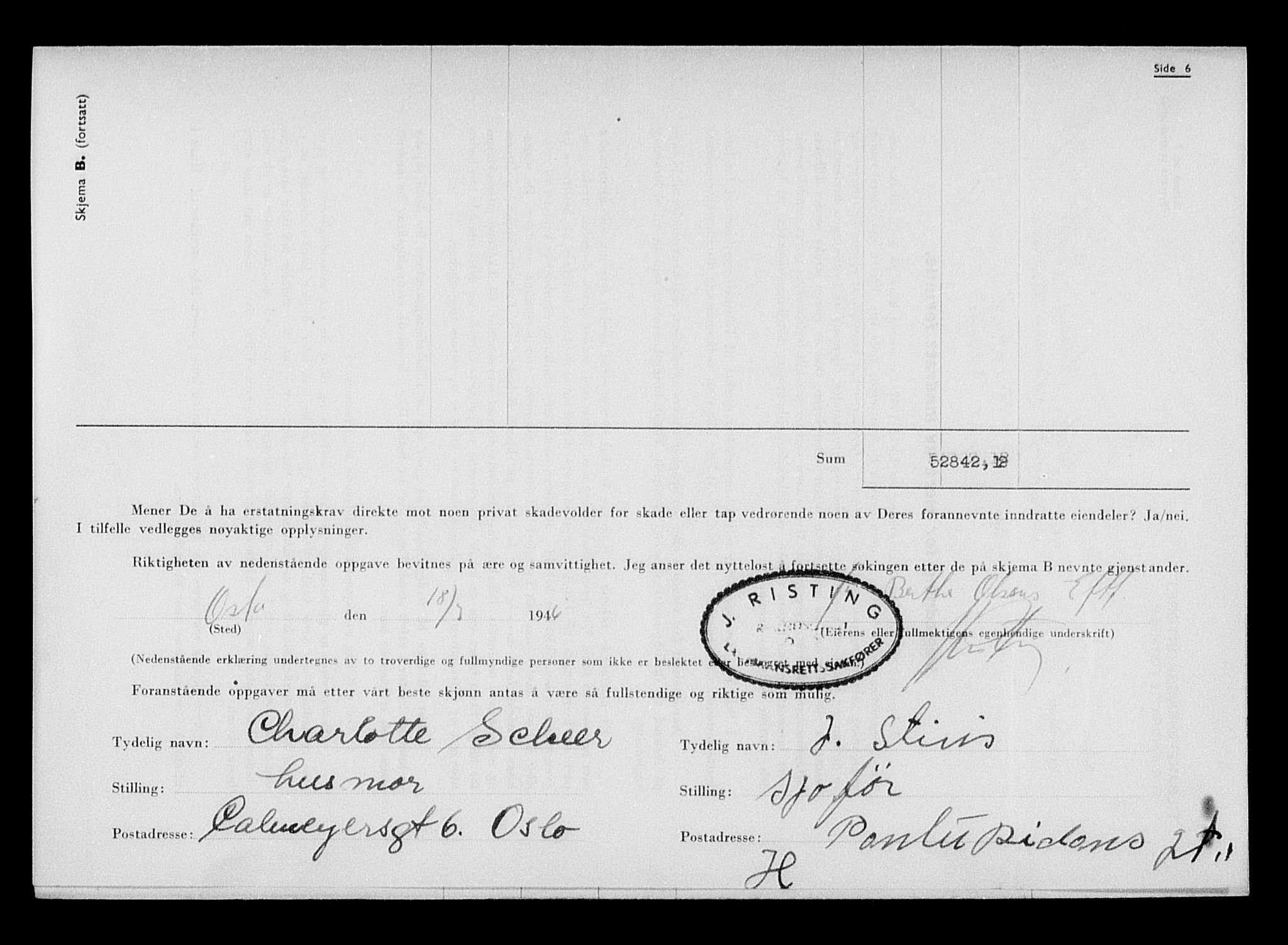 Justisdepartementet, Tilbakeføringskontoret for inndratte formuer, AV/RA-S-1564/H/Hc/Hcc/L0957: --, 1945-1947, s. 381