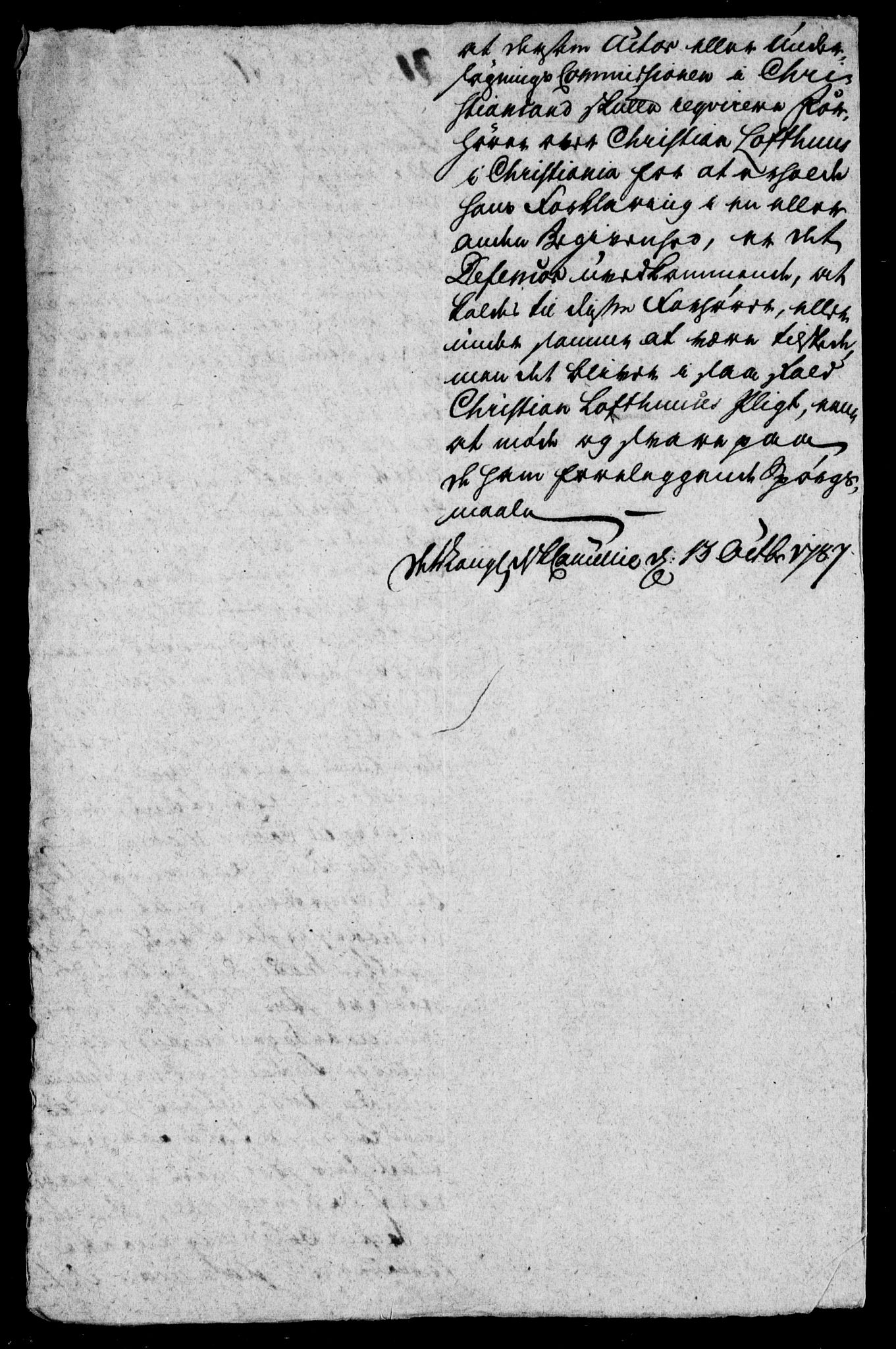 Danske Kanselli, Skapsaker, AV/RA-EA-4061/F/L0097: Skap 16, pakke 7 III, 1787, s. 196