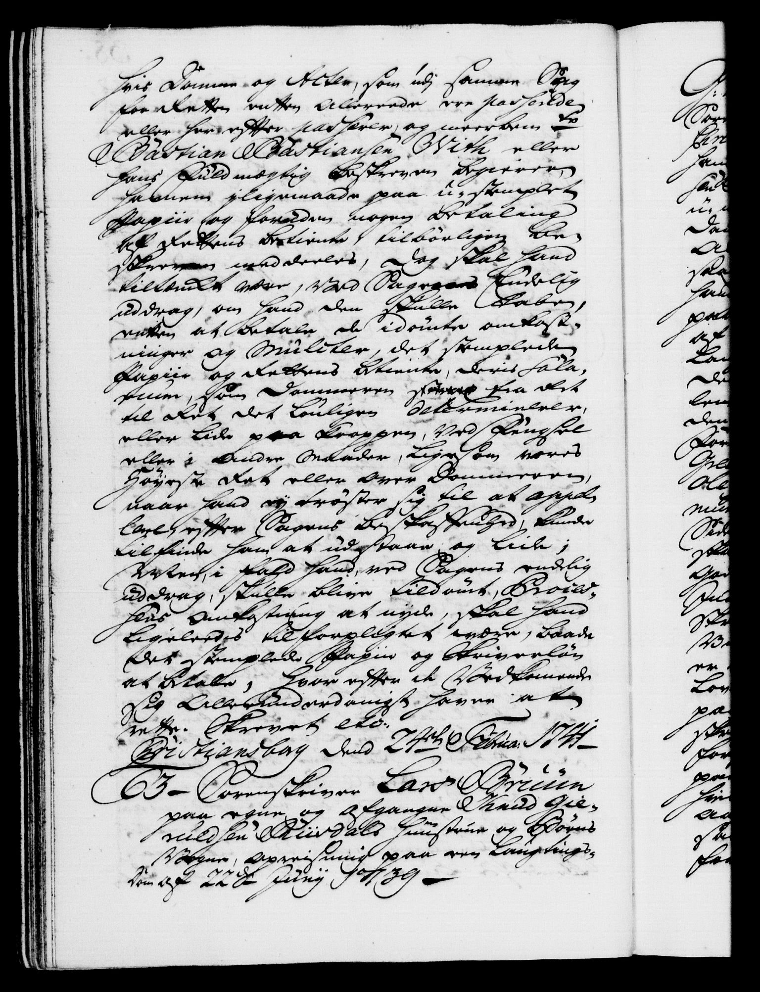 Danske Kanselli 1572-1799, AV/RA-EA-3023/F/Fc/Fca/Fcaa/L0032: Norske registre, 1741-1742, s. 38b