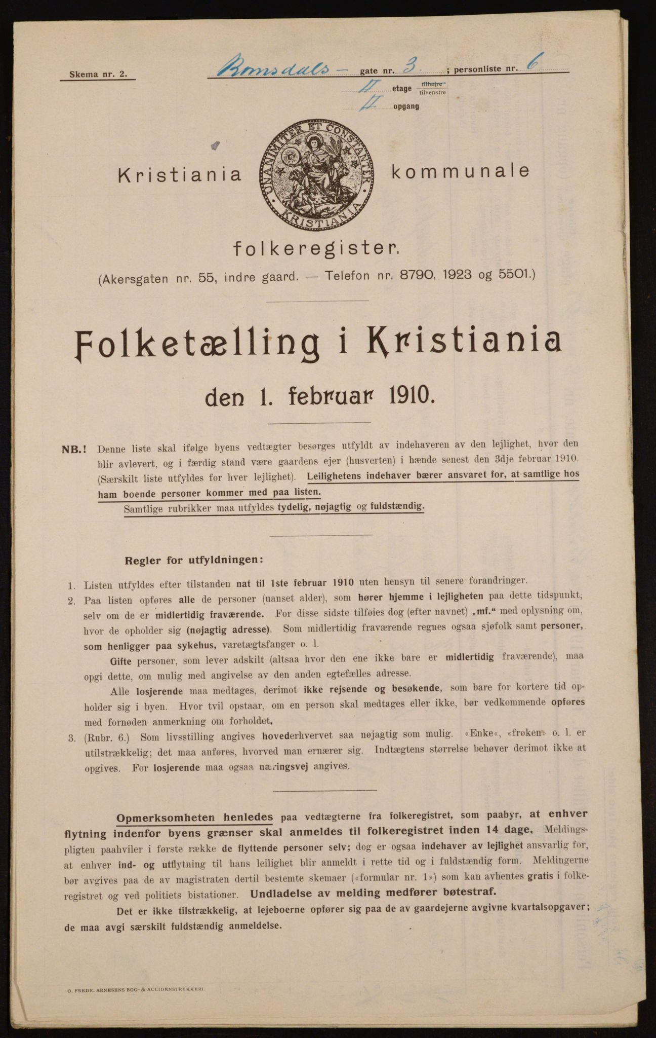 OBA, Kommunal folketelling 1.2.1910 for Kristiania, 1910, s. 79521