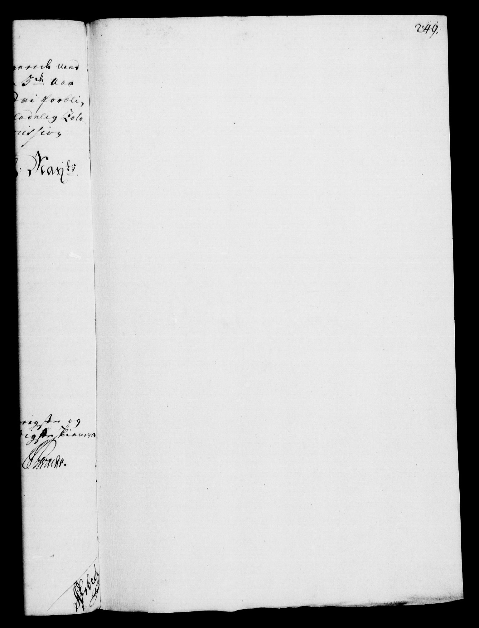 Rentekammeret, Kammerkanselliet, RA/EA-3111/G/Gf/Gfa/L0002: Norsk relasjons- og resolusjonsprotokoll (merket RK 52.2), 1720, s. 249
