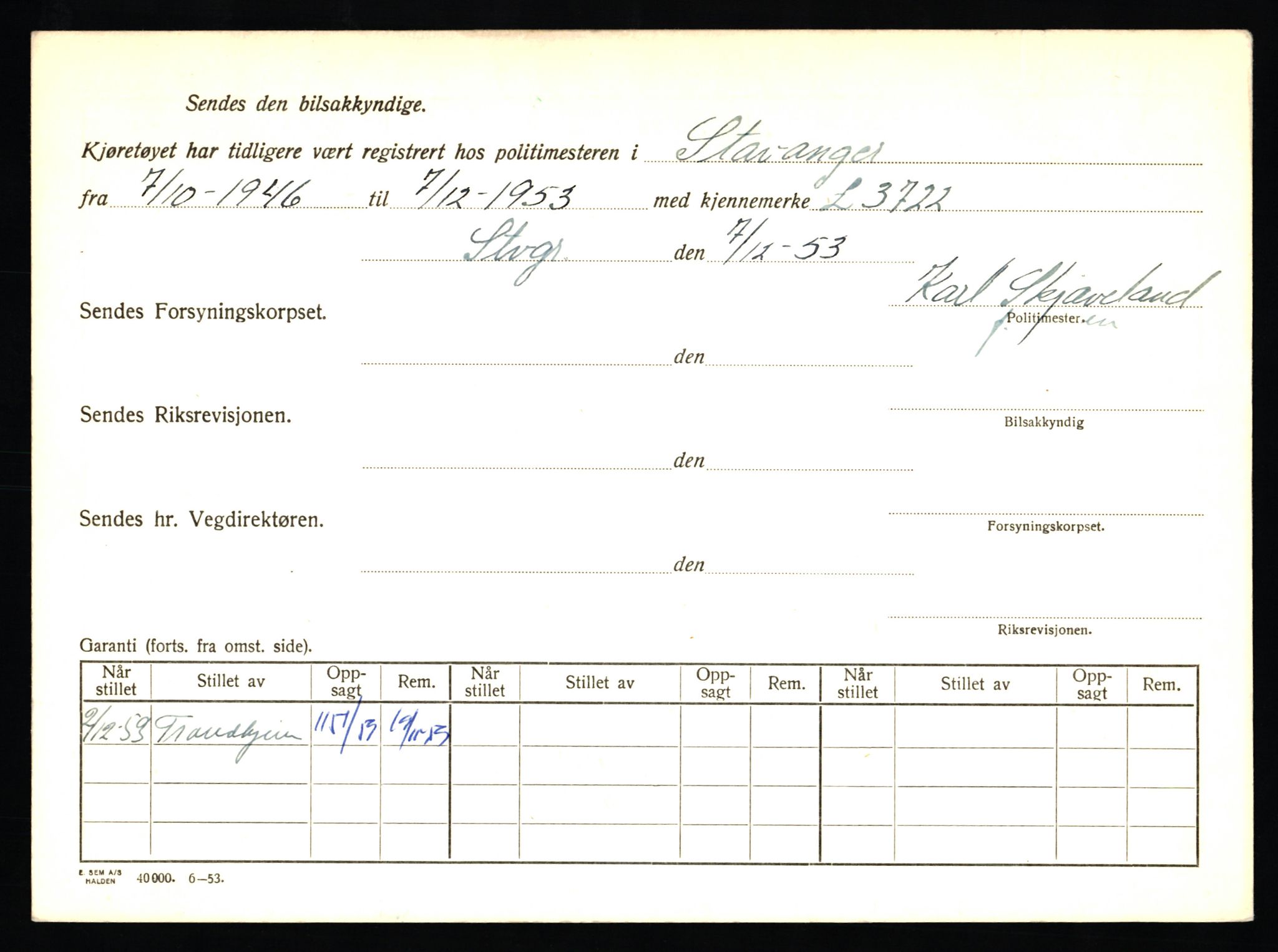 Stavanger trafikkstasjon, SAST/A-101942/0/F/L0014: L-5080 - L-5499, 1930-1971, s. 40