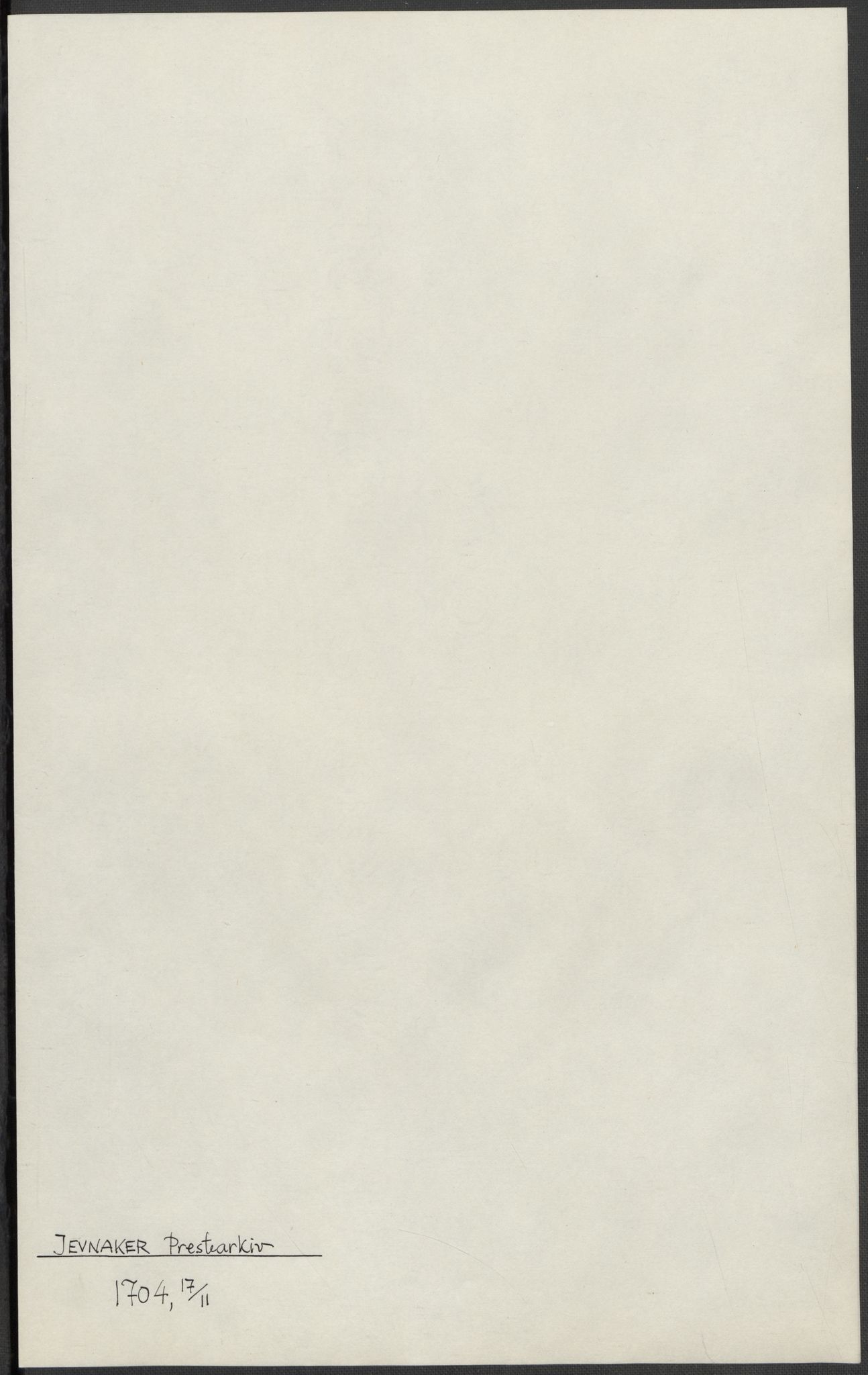 Riksarkivets diplomsamling, RA/EA-5965/F15/L0014: Prestearkiv - Oppland, 1696-1879, s. 13