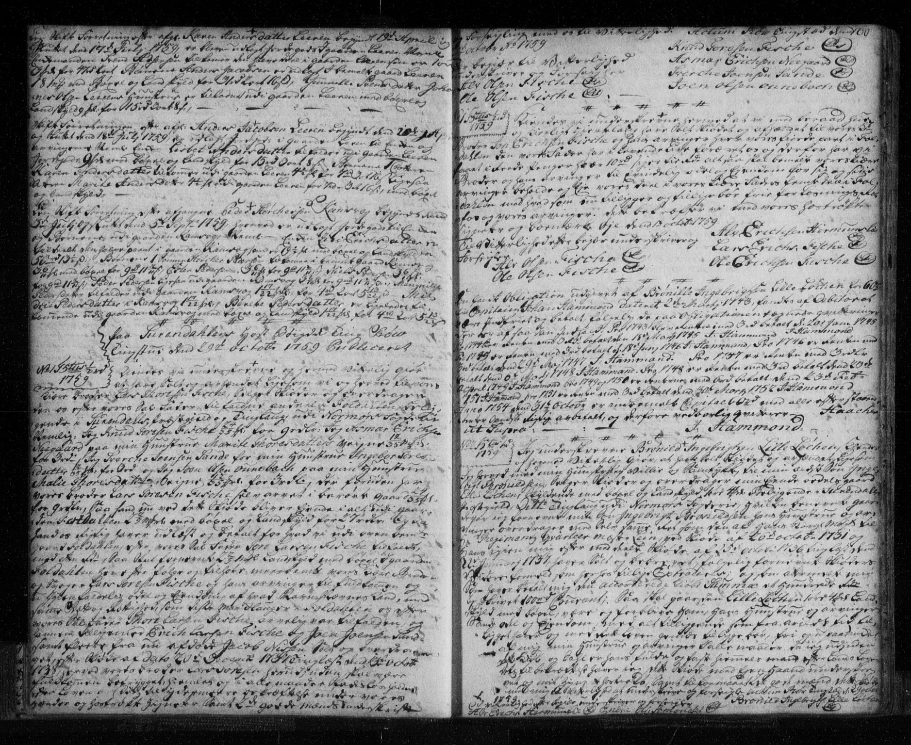 Nordmøre sorenskriveri, SAT/A-4132/1/2/2Ca/L0005: Pantebok nr. 2, 1751-1765, s. 160