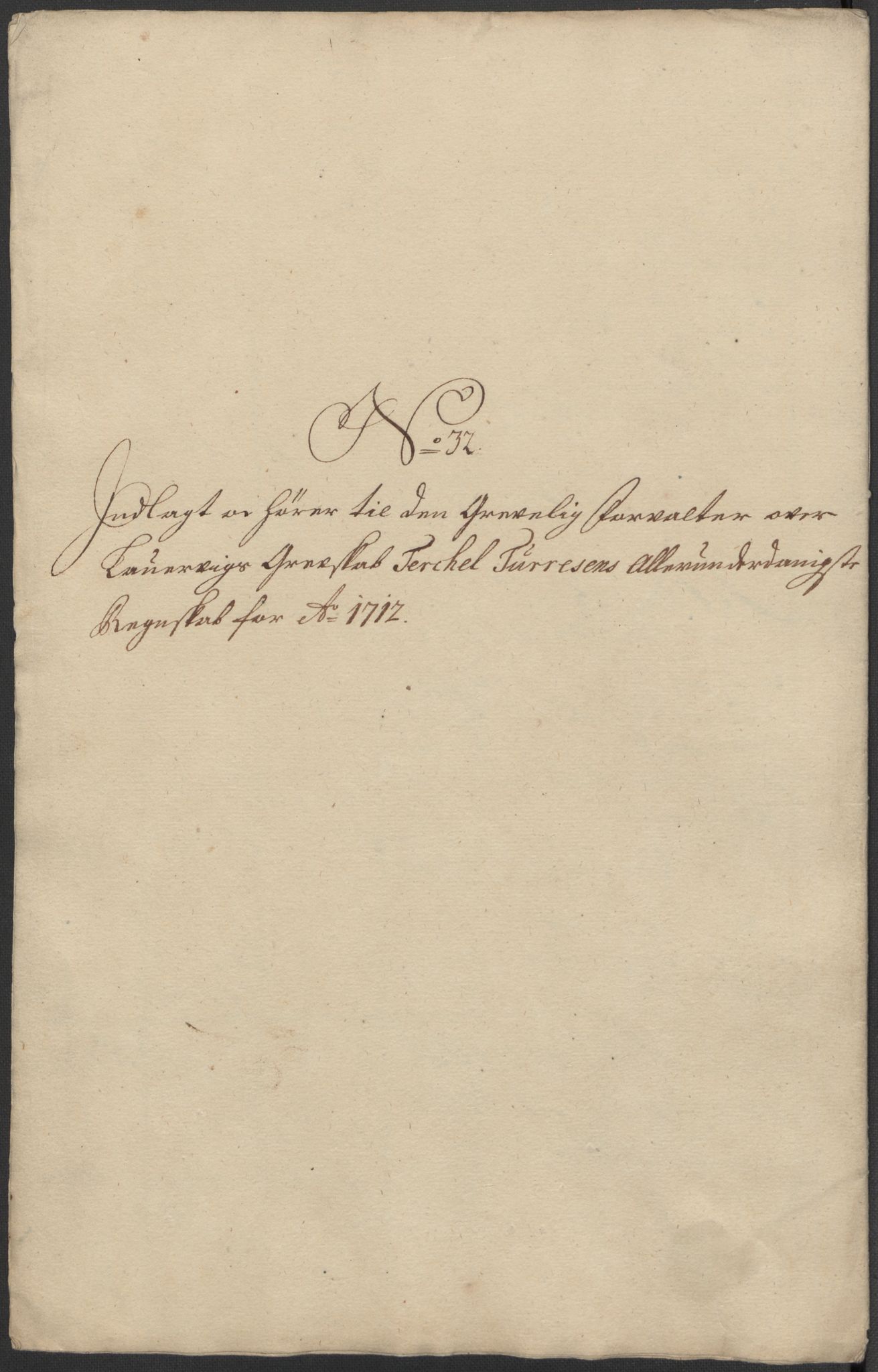 Rentekammeret inntil 1814, Reviderte regnskaper, Fogderegnskap, RA/EA-4092/R33/L1984: Fogderegnskap Larvik grevskap, 1712, s. 260