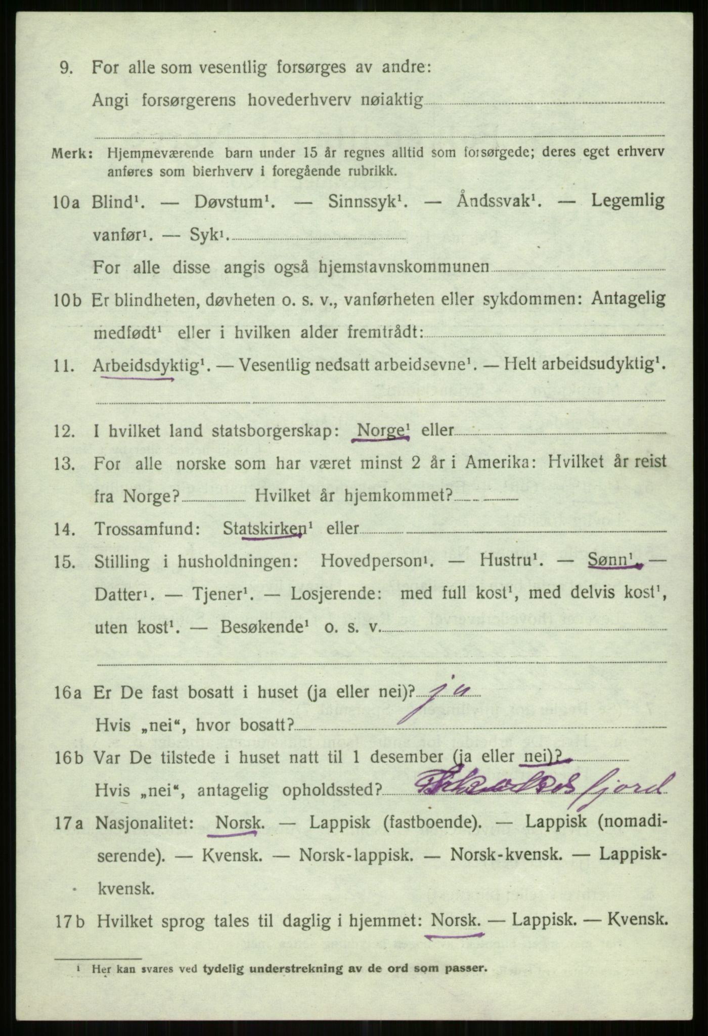 SATØ, Folketelling 1920 for 1935 Helgøy herred, 1920, s. 1604