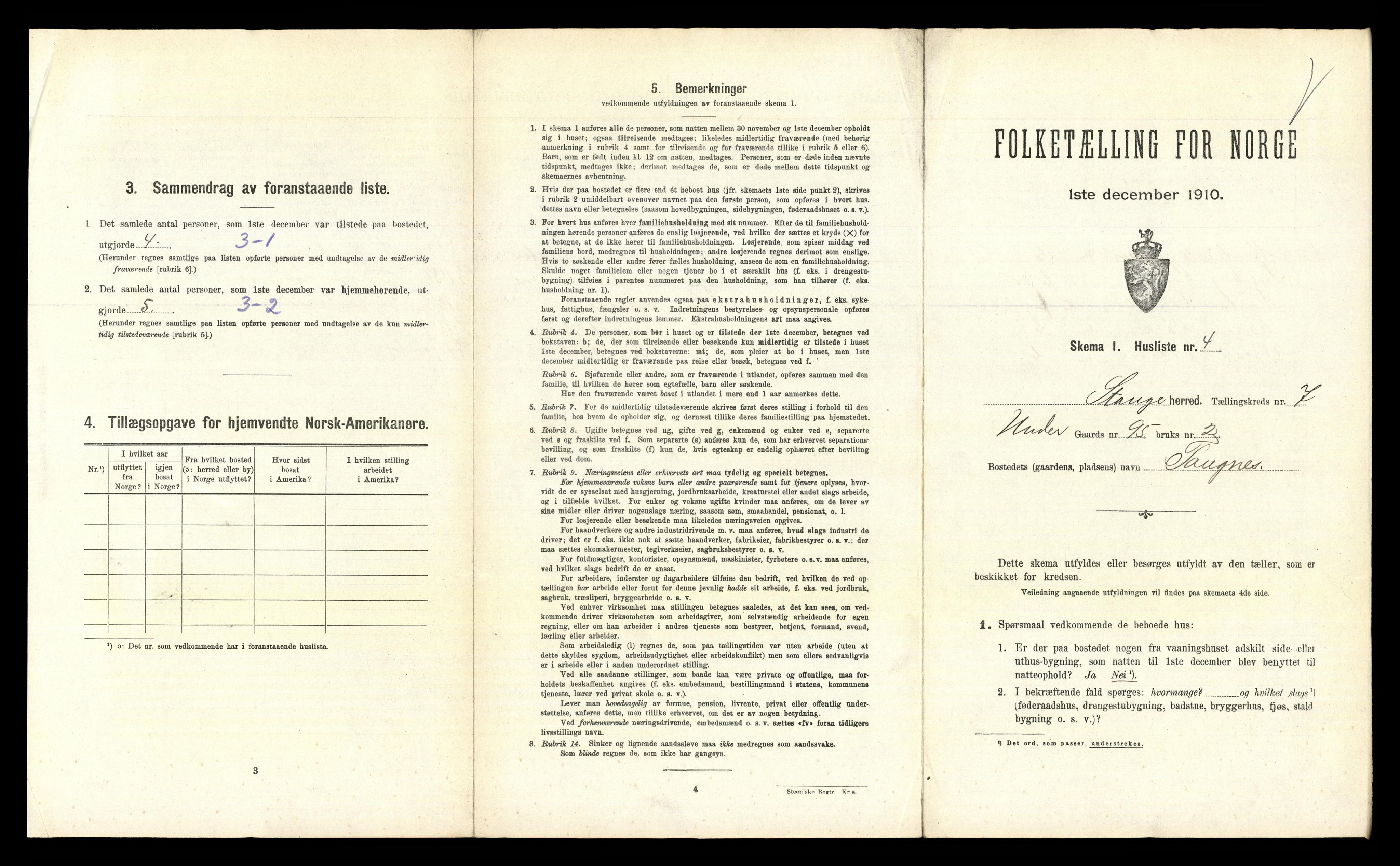 RA, Folketelling 1910 for 0417 Stange herred, 1910, s. 1398