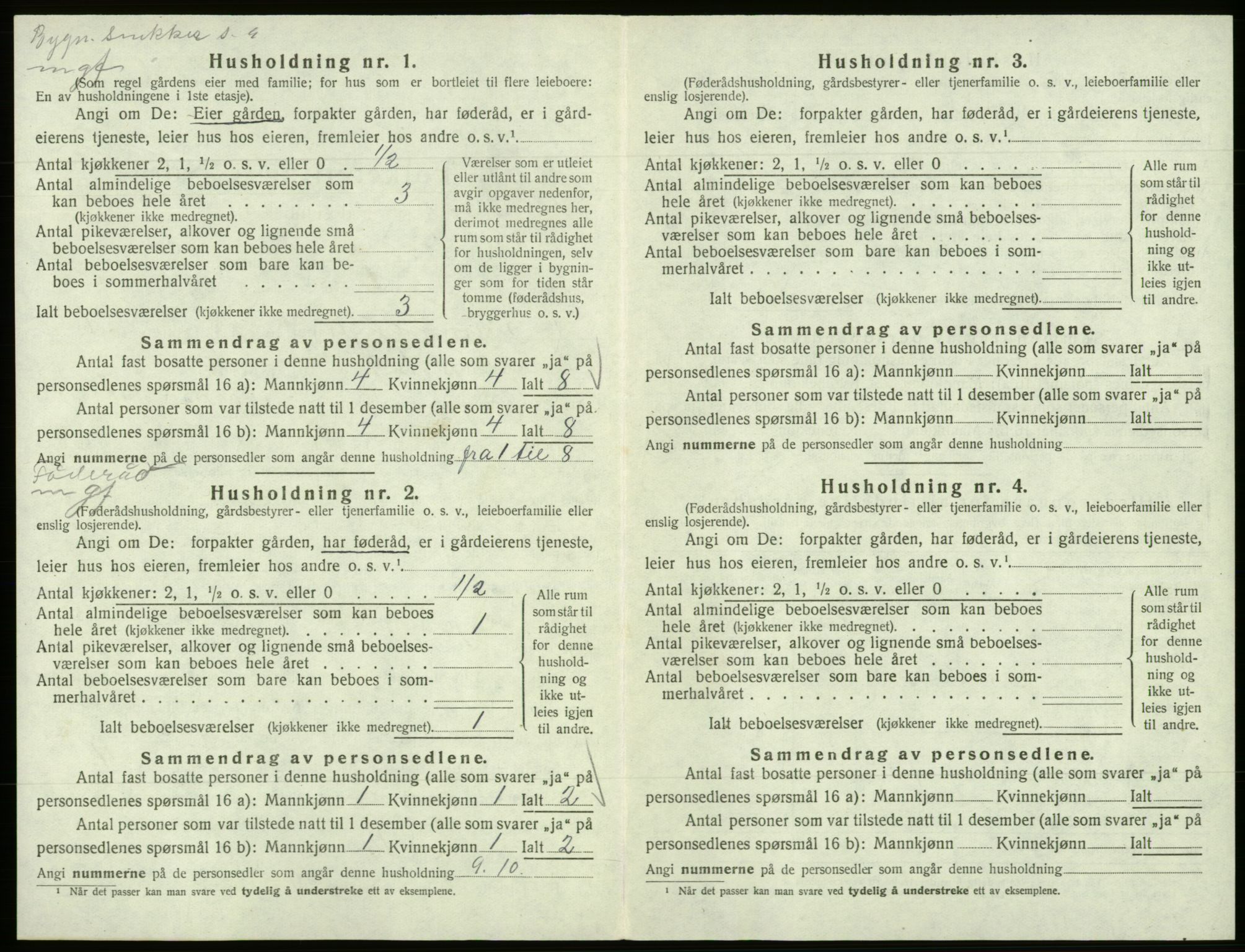 SAB, Folketelling 1920 for 1242 Samnanger herred, 1920, s. 330