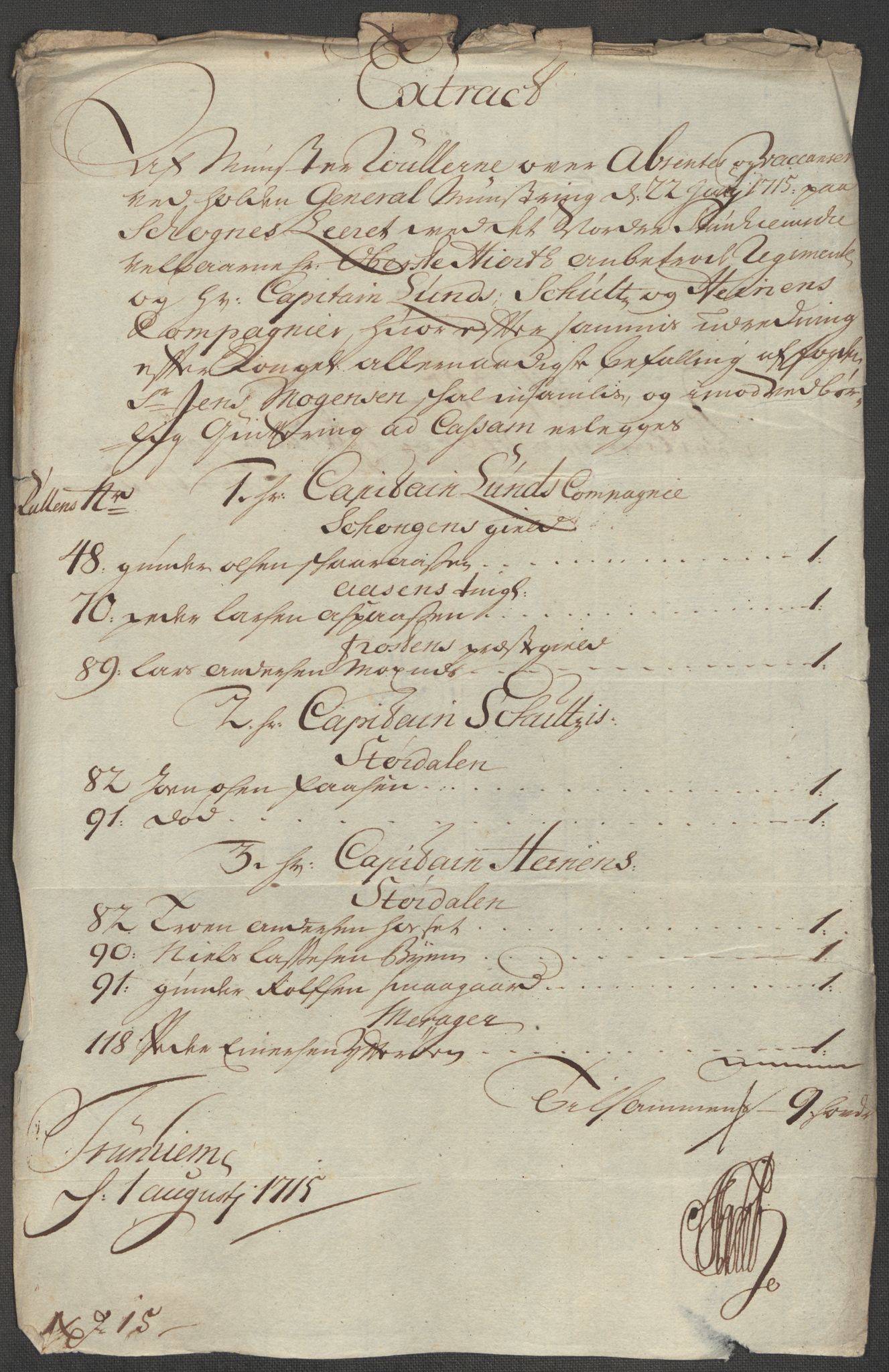Rentekammeret inntil 1814, Reviderte regnskaper, Fogderegnskap, RA/EA-4092/R62/L4205: Fogderegnskap Stjørdal og Verdal, 1715, s. 176