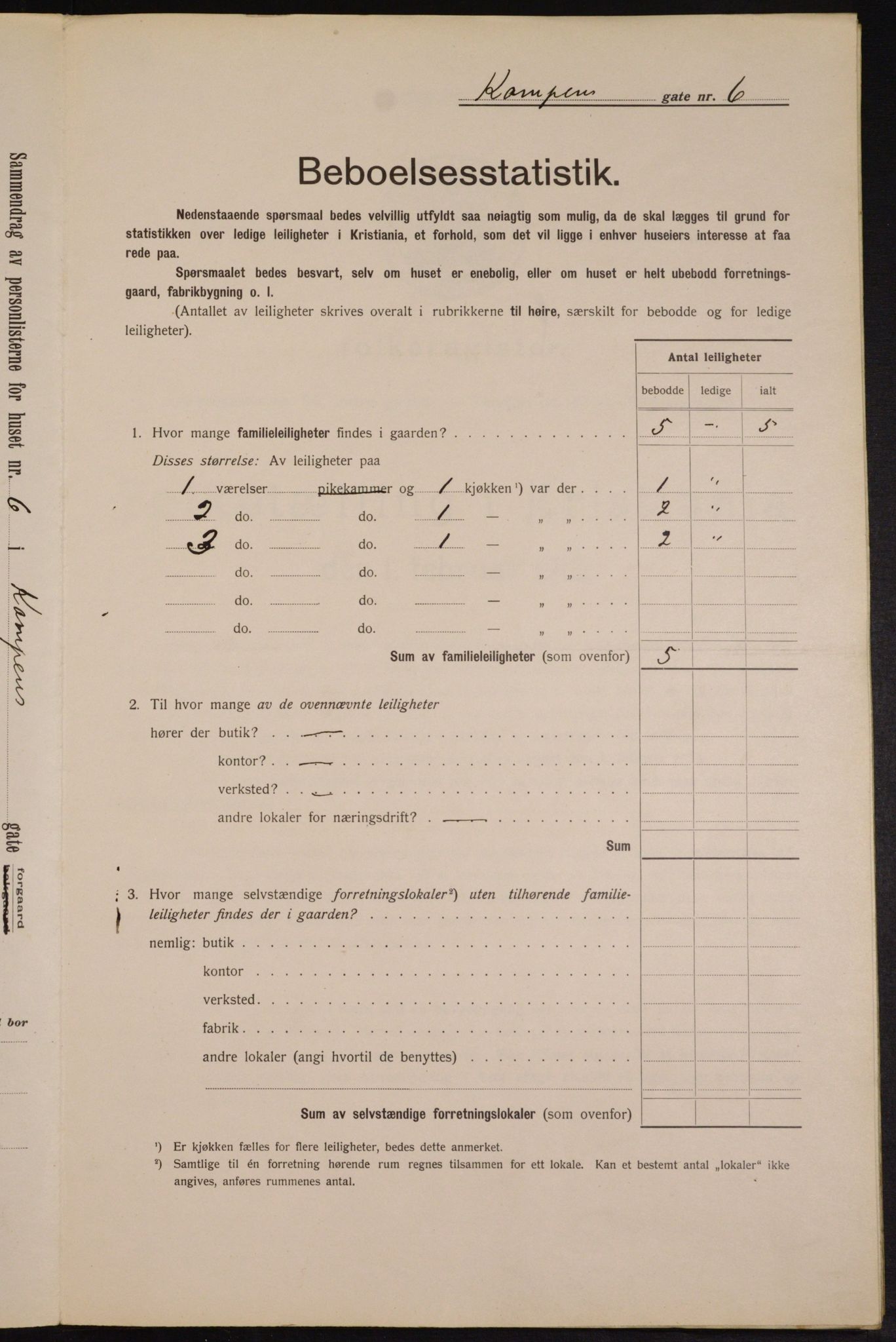 OBA, Kommunal folketelling 1.2.1913 for Kristiania, 1913, s. 47510