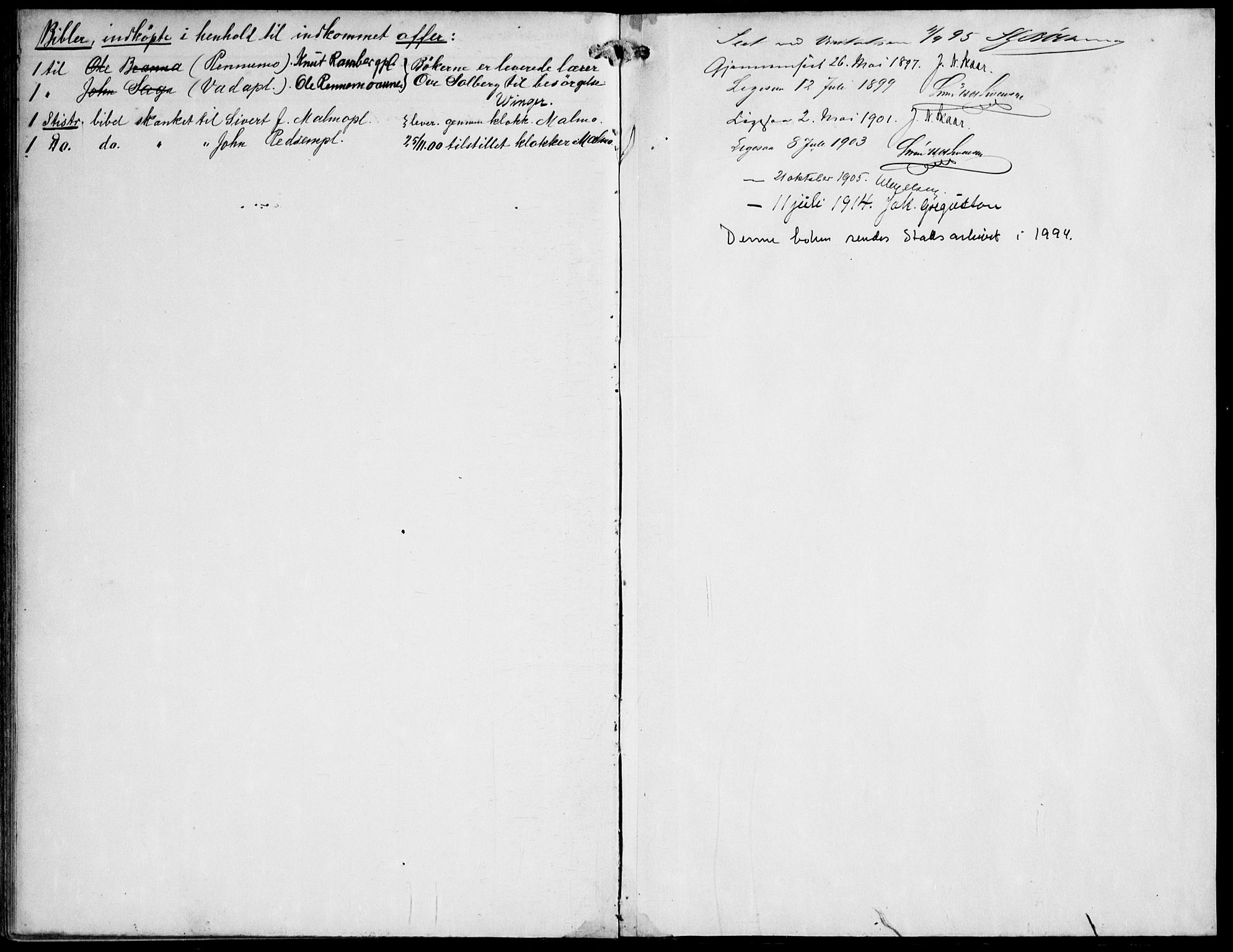 Ministerialprotokoller, klokkerbøker og fødselsregistre - Nord-Trøndelag, SAT/A-1458/745/L0430: Ministerialbok nr. 745A02, 1895-1913