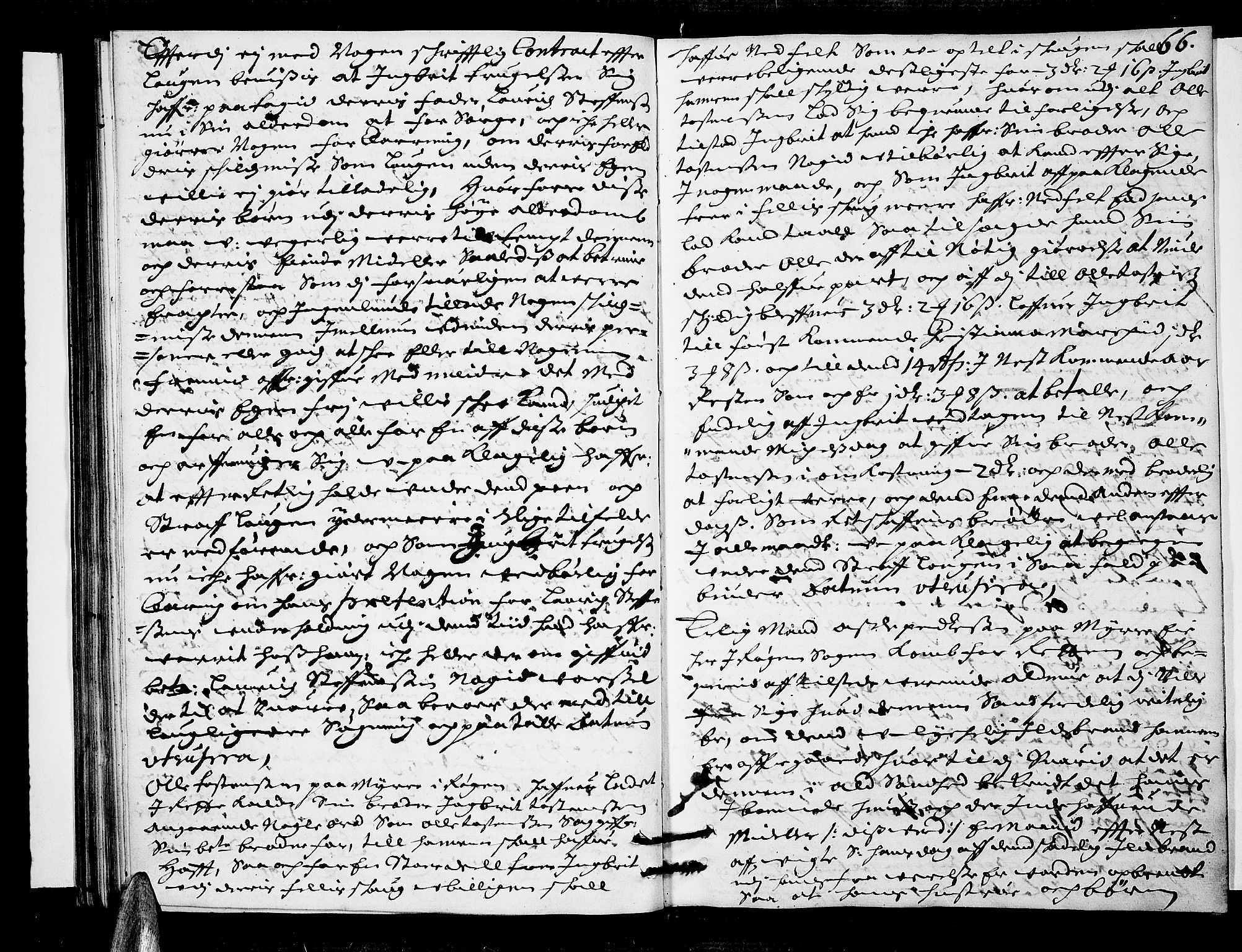 Lier, Røyken og Hurum sorenskriveri, AV/SAKO-A-89/F/Fa/L0036: Tingbok, 1695-1696, s. 66