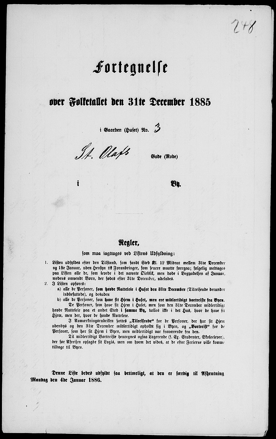 RA, Folketelling 1885 for 0301 Kristiania kjøpstad, 1885, s. 6176