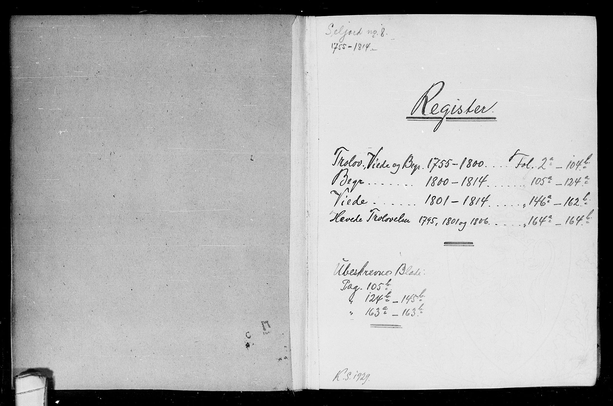 Seljord kirkebøker, SAKO/A-20/F/Fa/L0008: Ministerialbok nr. I 8, 1755-1814