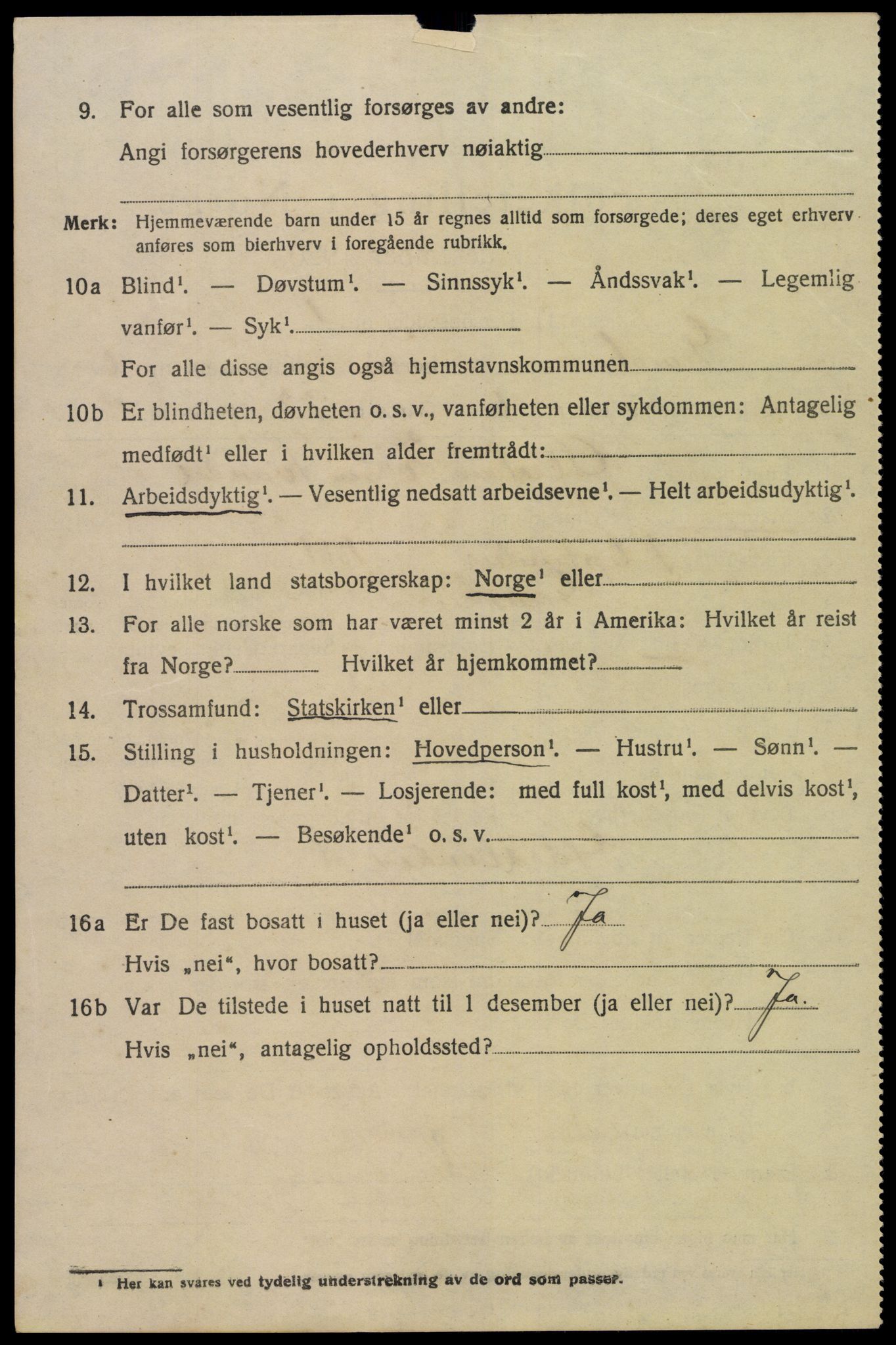 SAK, Folketelling 1920 for 1025 Grindheim herred, 1920, s. 1902