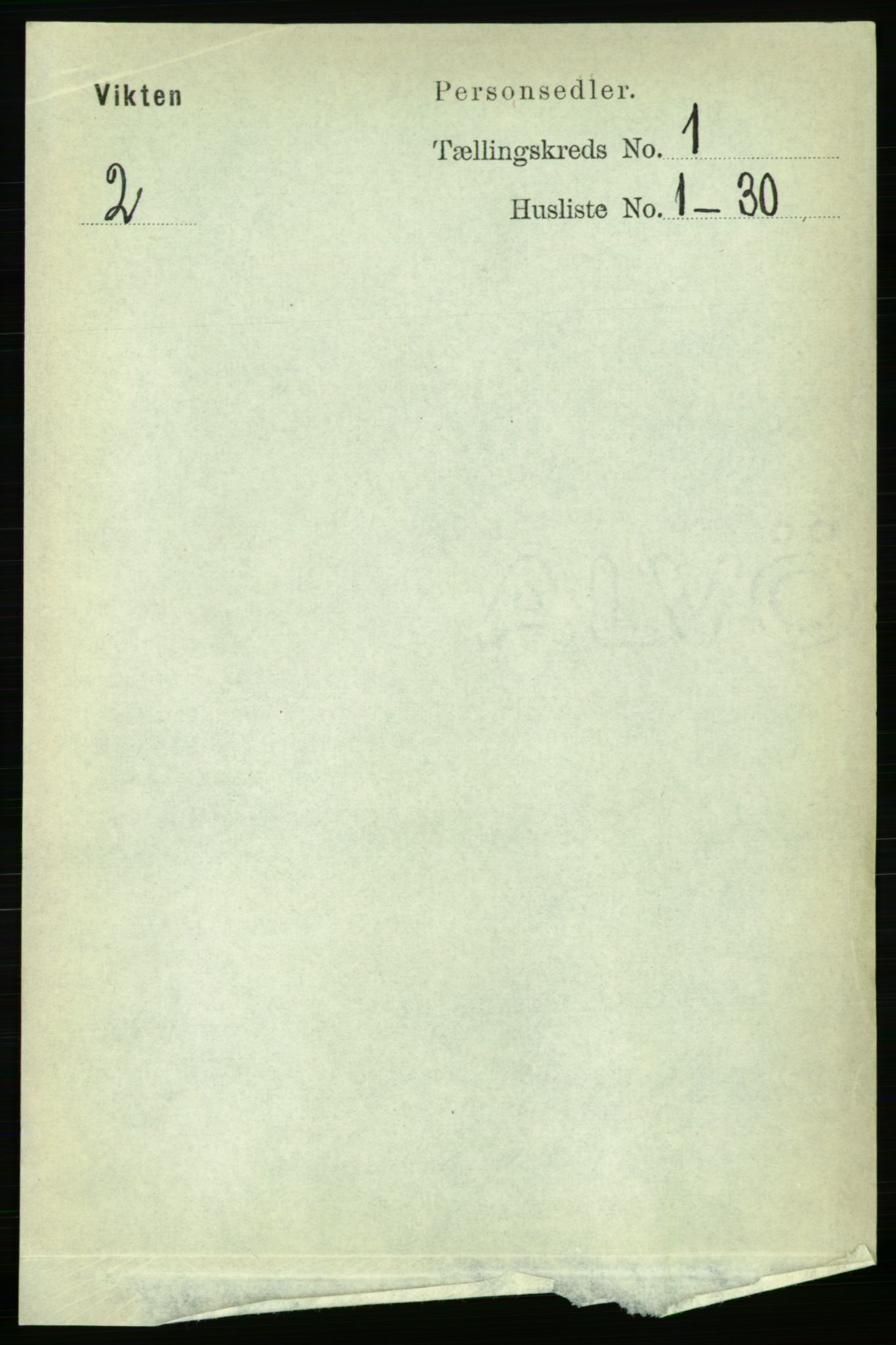 RA, Folketelling 1891 for 1750 Vikna herred, 1891, s. 125