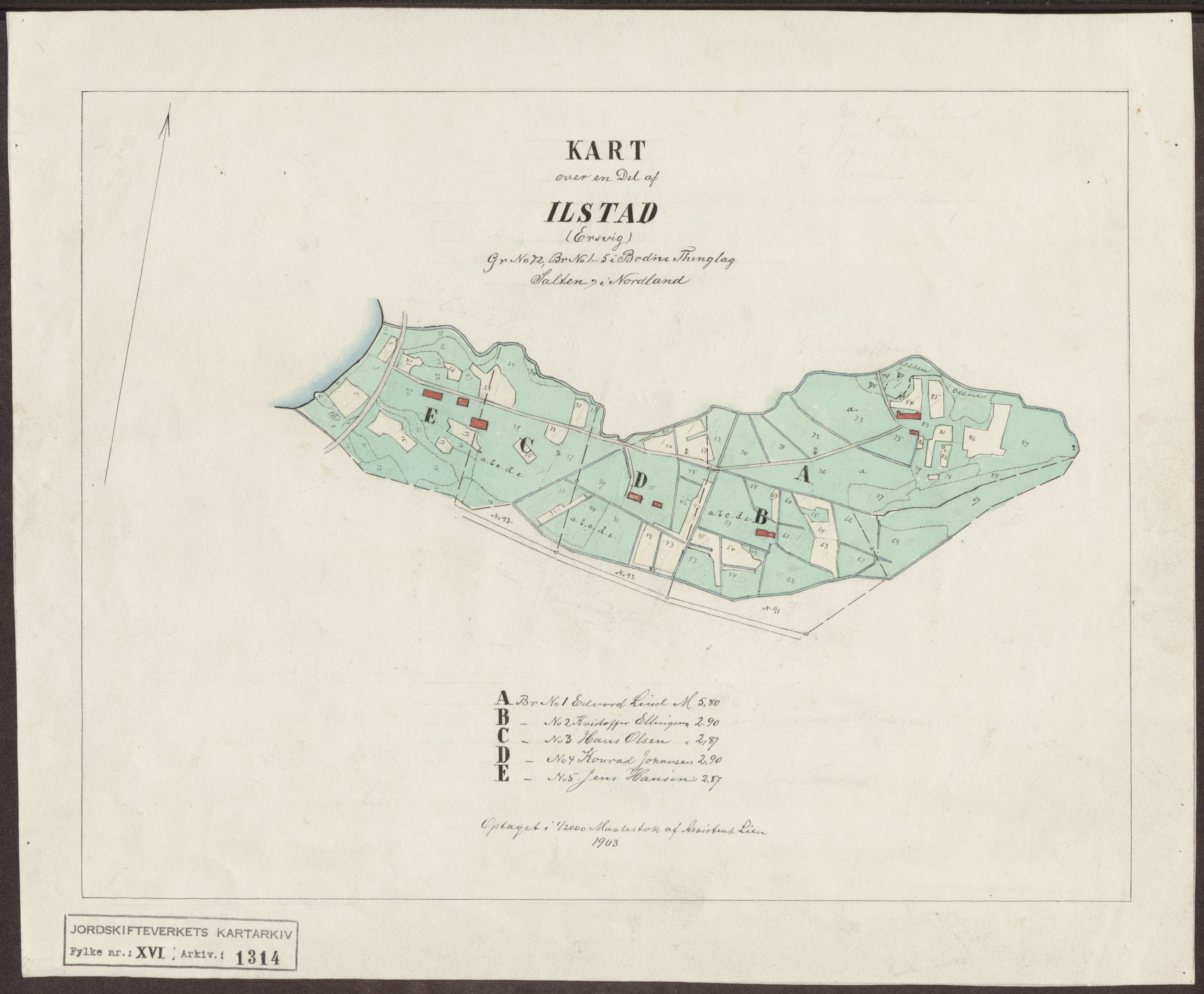 Jordskifteverkets kartarkiv, AV/RA-S-3929/T, 1859-1988, s. 1491