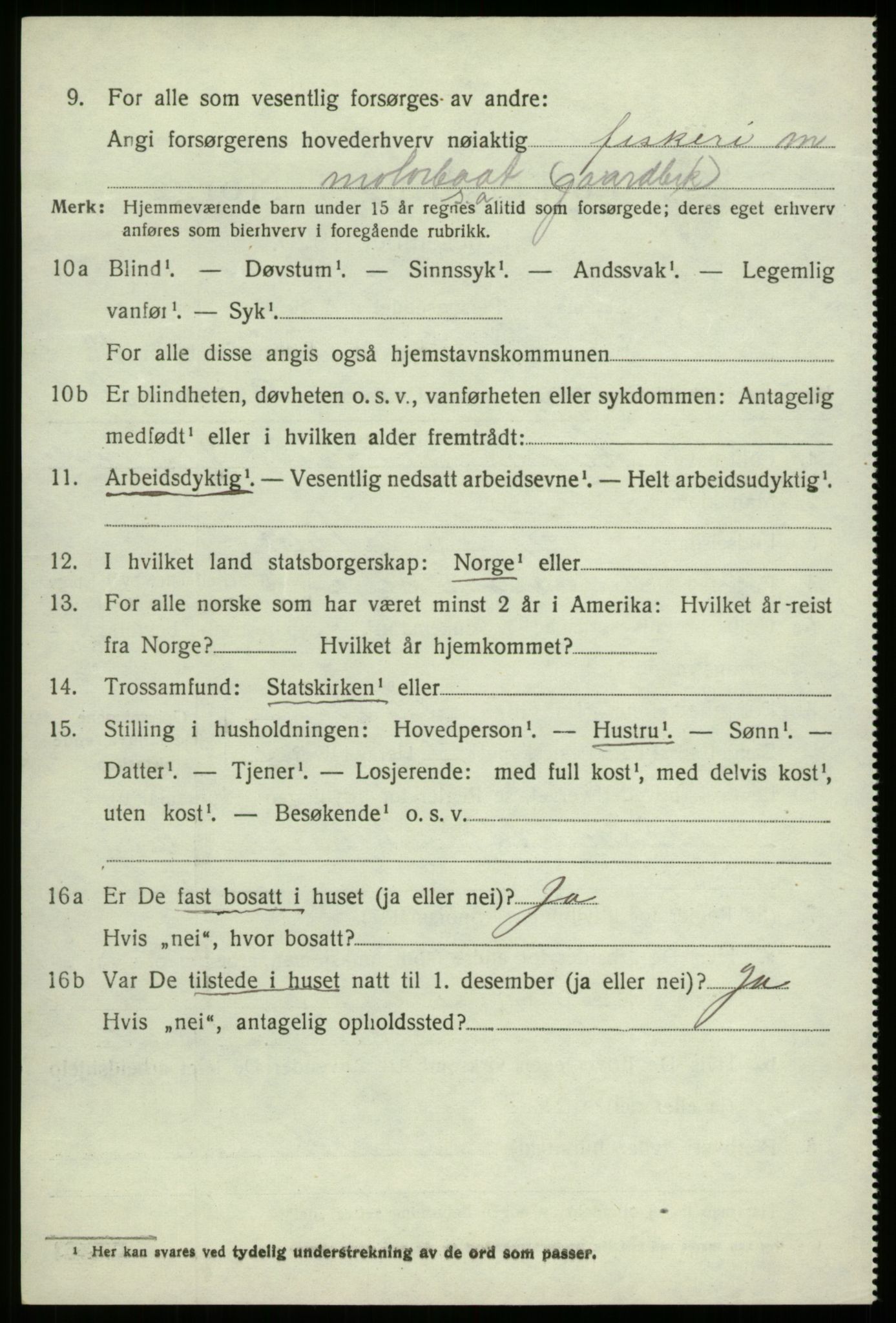 SAB, Folketelling 1920 for 1441 Selje herred, 1920, s. 8022