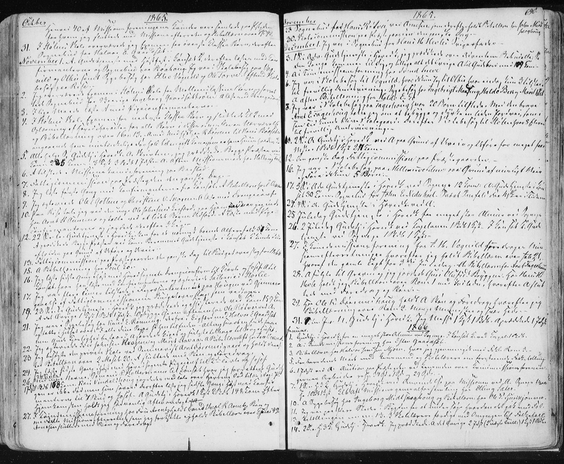 Ministerialprotokoller, klokkerbøker og fødselsregistre - Sør-Trøndelag, AV/SAT-A-1456/678/L0899: Ministerialbok nr. 678A08, 1848-1872, s. 690