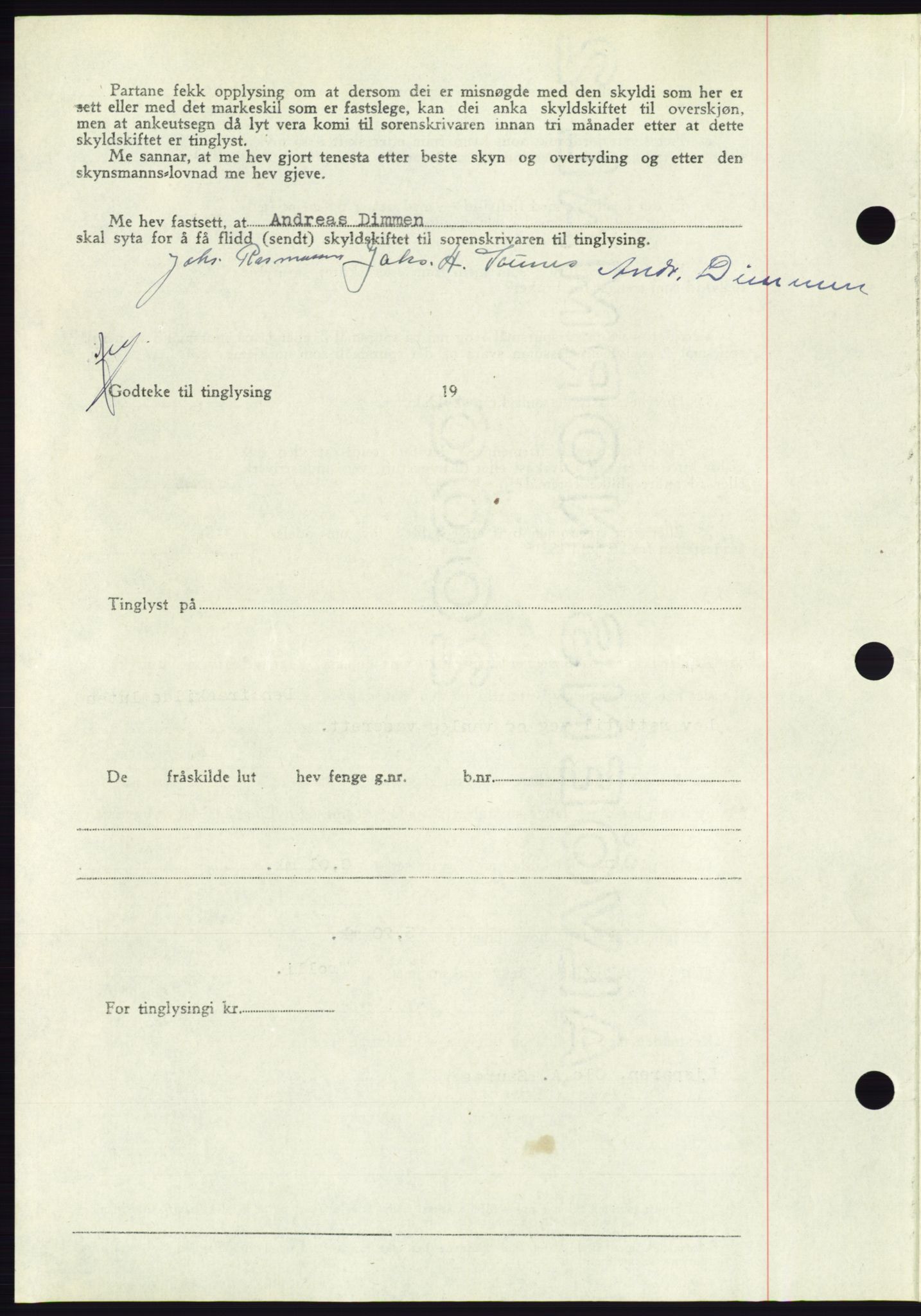 Søre Sunnmøre sorenskriveri, AV/SAT-A-4122/1/2/2C/L0082: Pantebok nr. 8A, 1948-1948, Dagboknr: 984/1948