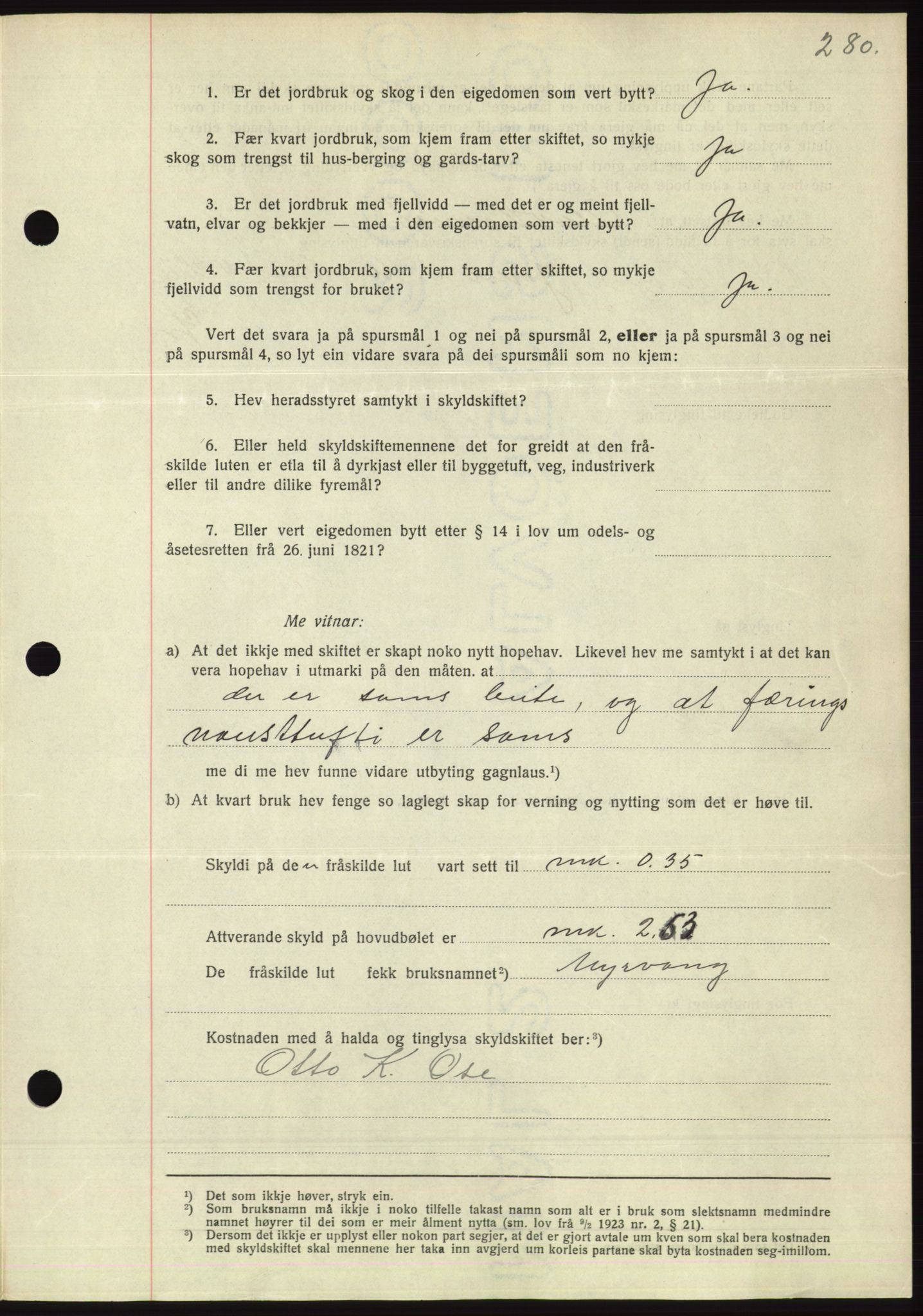 Søre Sunnmøre sorenskriveri, AV/SAT-A-4122/1/2/2C/L0060: Pantebok nr. 54, 1935-1936, Tingl.dato: 10.02.1936