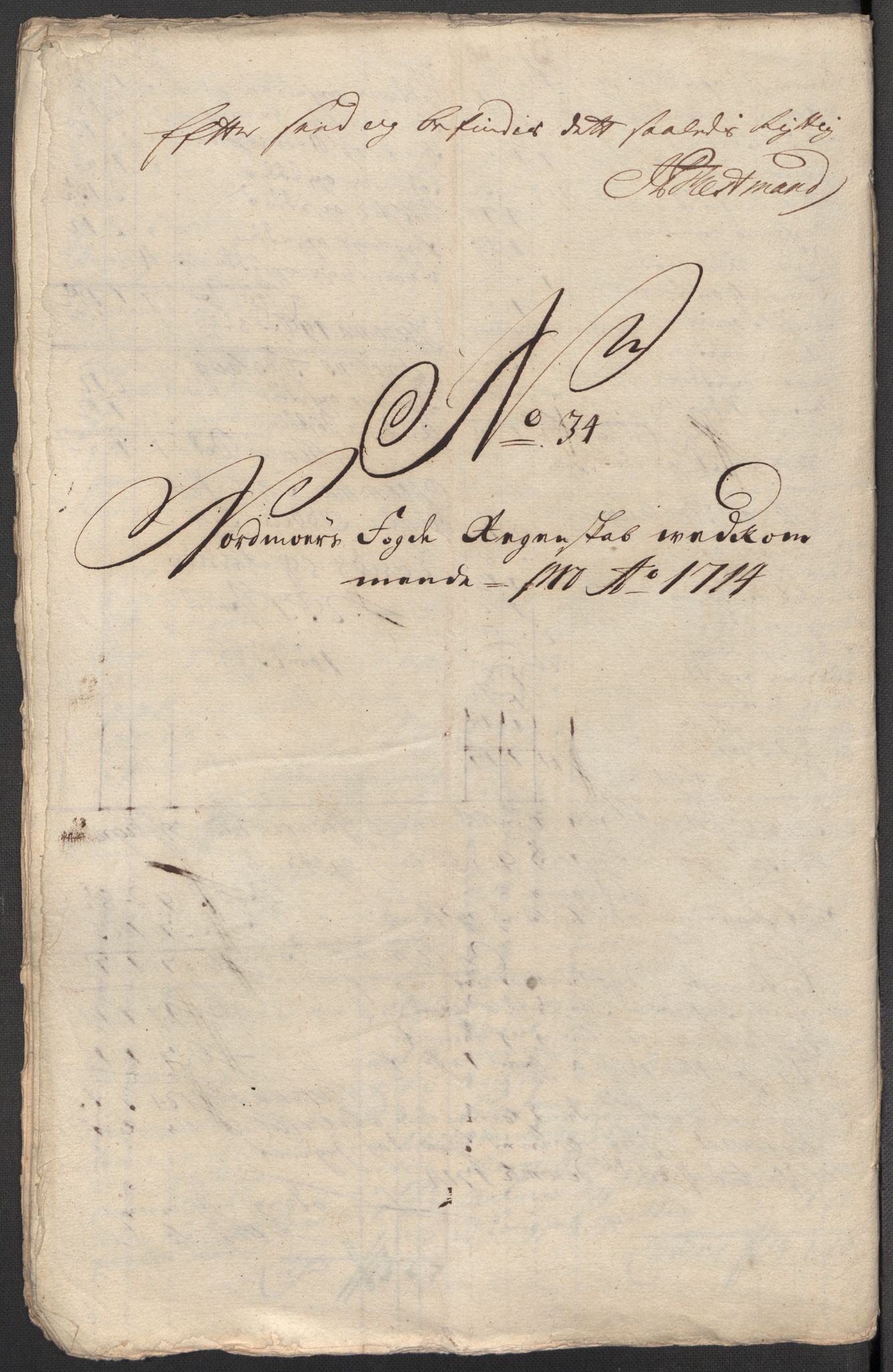 Rentekammeret inntil 1814, Reviderte regnskaper, Fogderegnskap, AV/RA-EA-4092/R56/L3748: Fogderegnskap Nordmøre, 1714-1715, s. 190