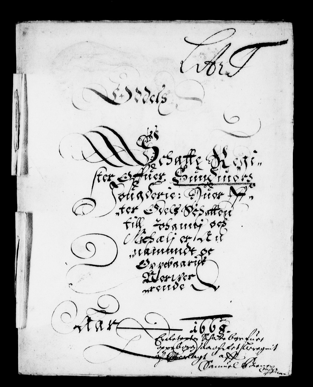 Rentekammeret inntil 1814, Reviderte regnskaper, Stiftamtstueregnskaper, Bergen stiftamt, RA/EA-6043/R/Rc/L0028: Bergen stiftamt, 1668