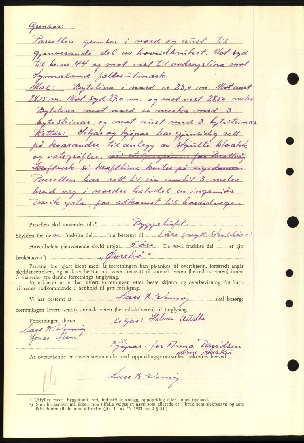 Nordre Sunnmøre sorenskriveri, AV/SAT-A-0006/1/2/2C/2Ca: Pantebok nr. A17, 1943-1944, Dagboknr: 169/1944