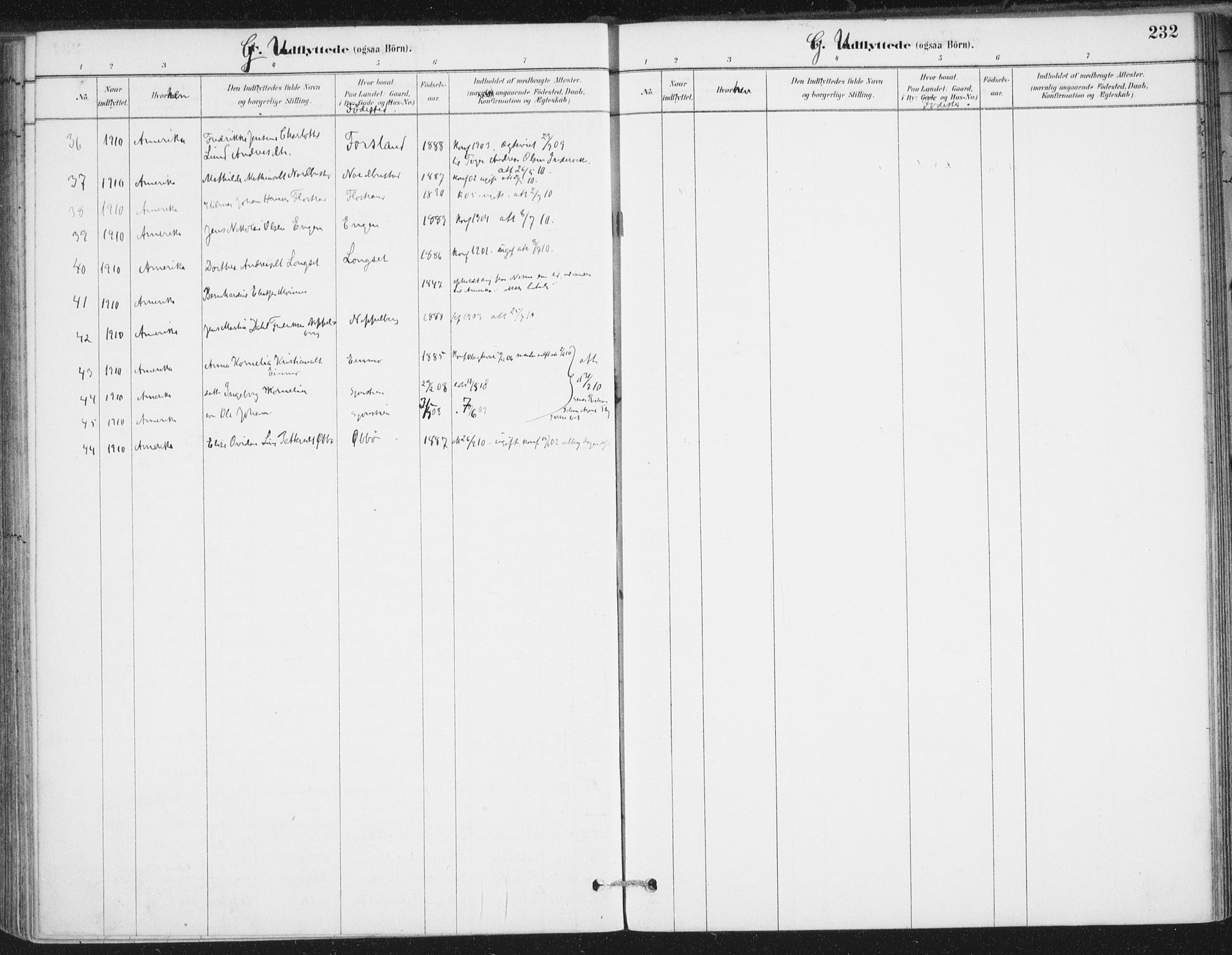 Ministerialprotokoller, klokkerbøker og fødselsregistre - Nordland, SAT/A-1459/838/L0553: Ministerialbok nr. 838A11, 1880-1910, s. 232