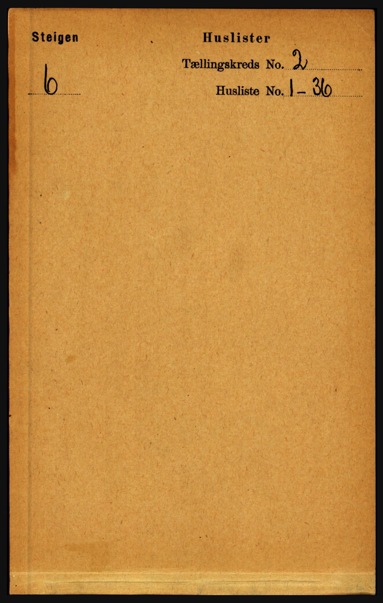RA, Folketelling 1891 for 1848 Steigen herred, 1891, s. 613