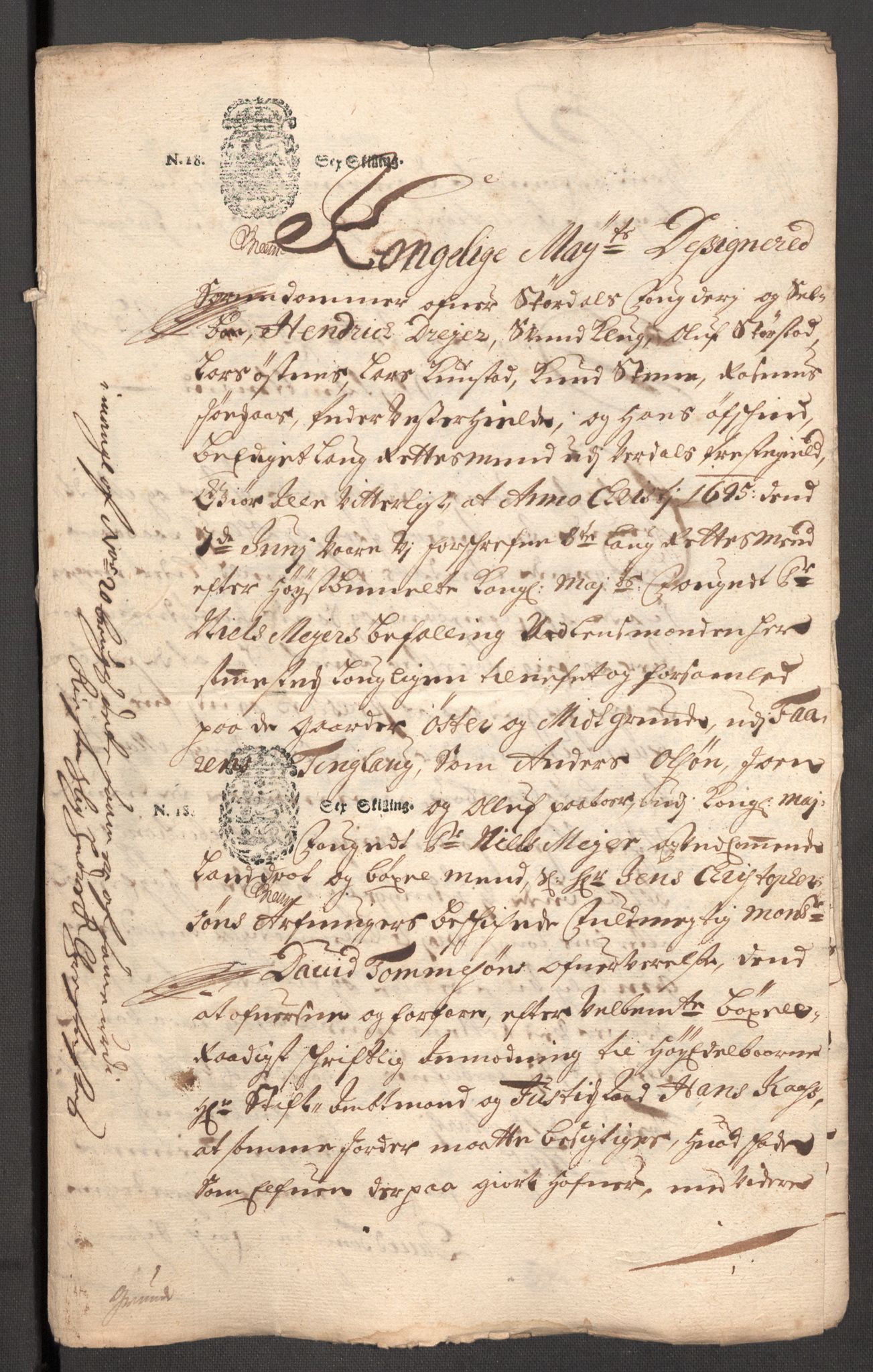 Rentekammeret inntil 1814, Reviderte regnskaper, Fogderegnskap, RA/EA-4092/R62/L4190: Fogderegnskap Stjørdal og Verdal, 1698, s. 207