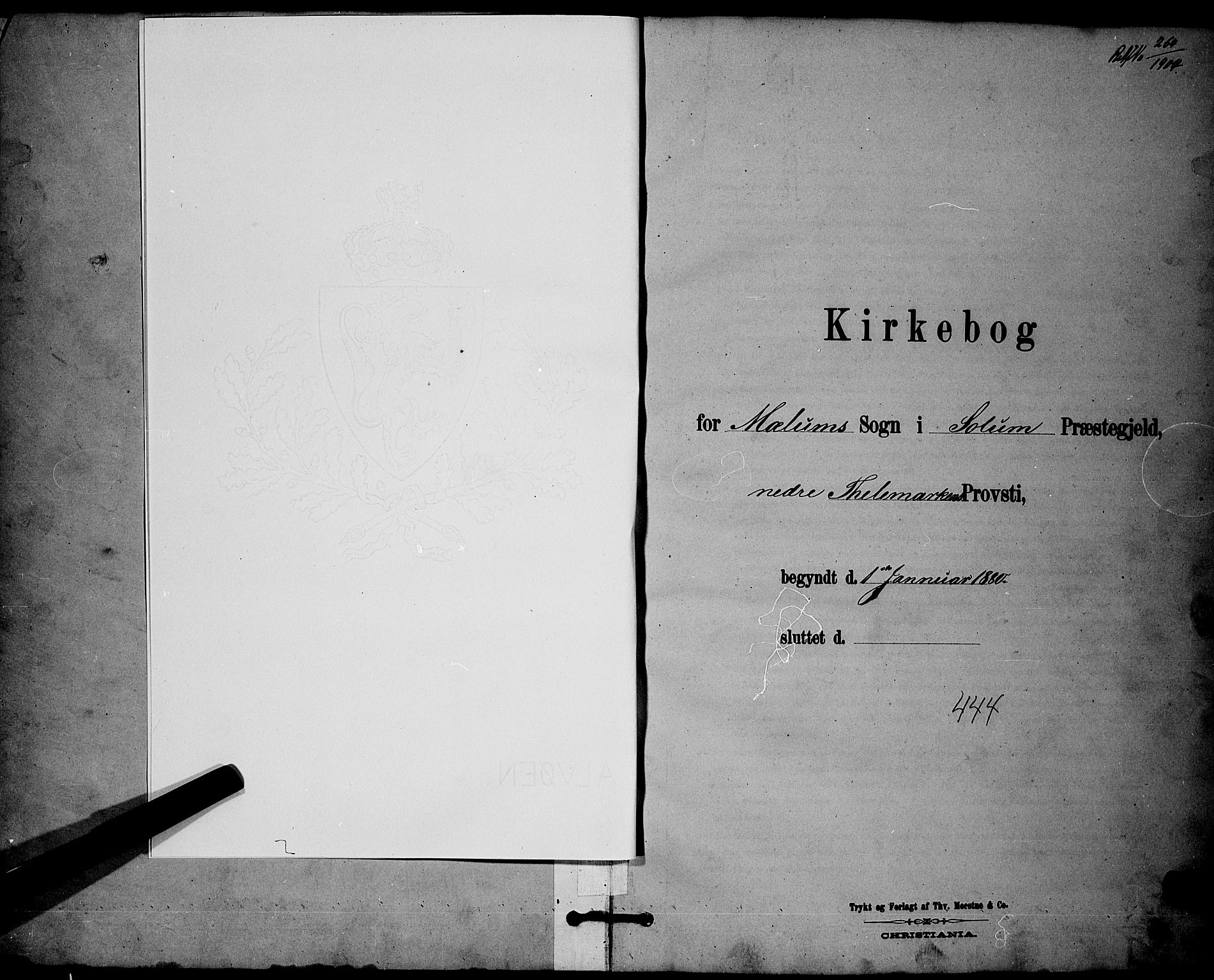 Solum kirkebøker, SAKO/A-306/G/Gb/L0003: Klokkerbok nr. II 3, 1880-1898