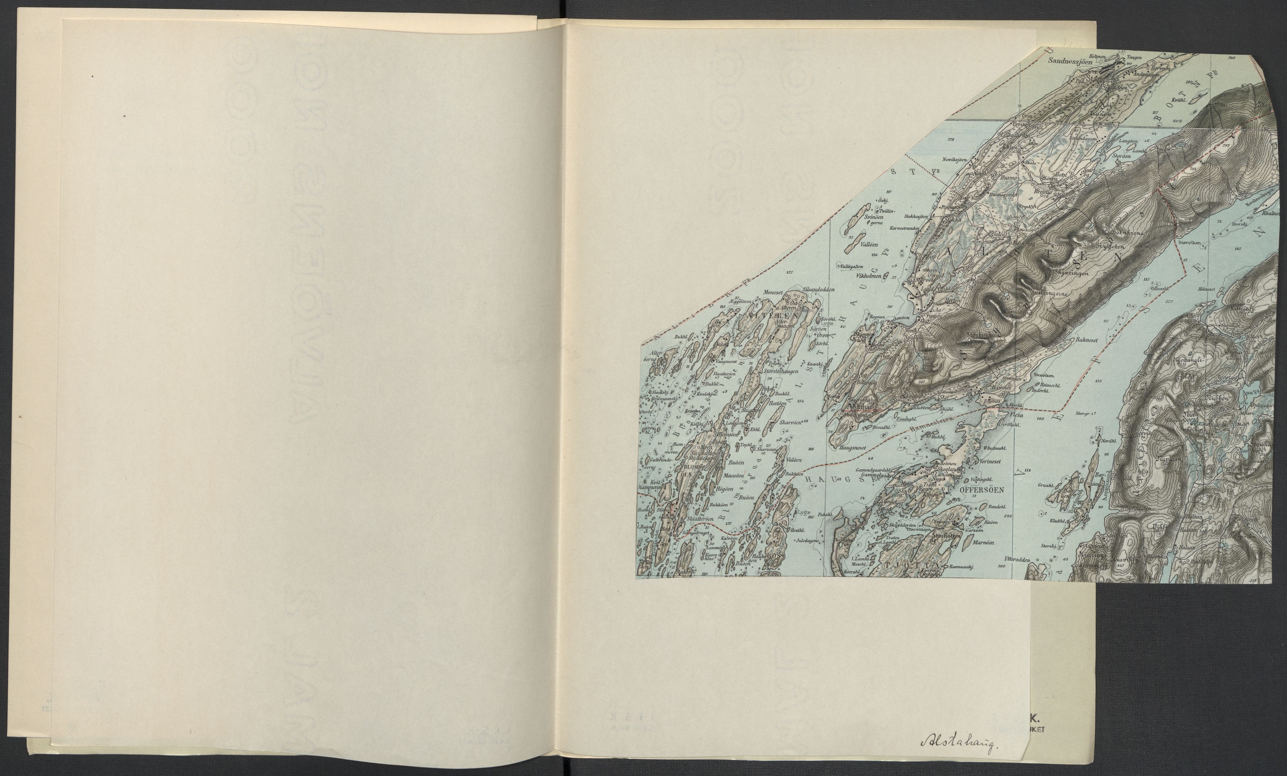 Instituttet for sammenlignende kulturforskning, AV/RA-PA-0424/F/Fc/L0016/0001: Eske B16: / Nordland (perm XLVI), 1932-1938