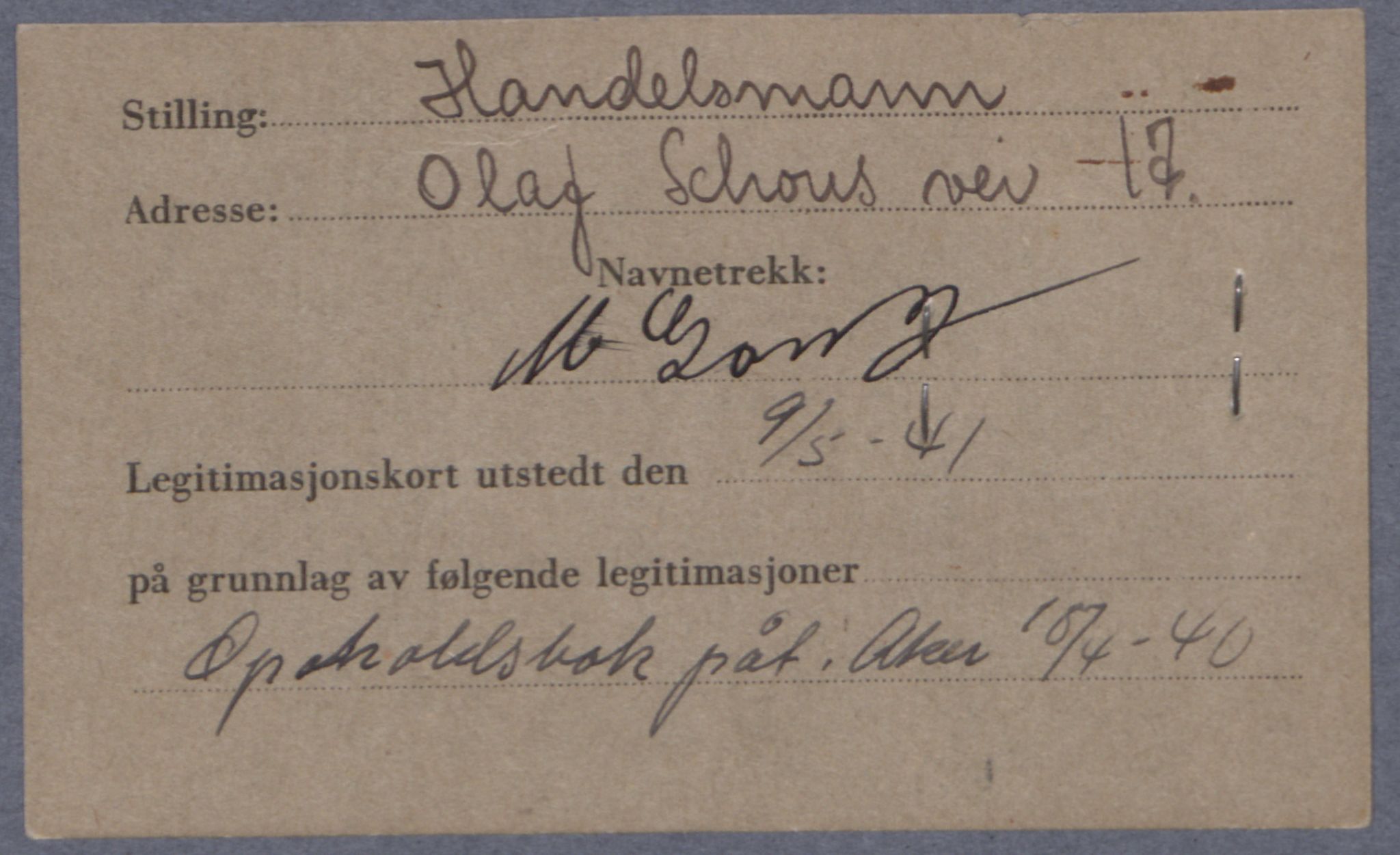Sosialdepartementet, Våre Falne, RA/S-1708/E/Ee/L0021A: Fotografier av jøder på legitimasjonskort (1941-42), 1941-1942, s. 134