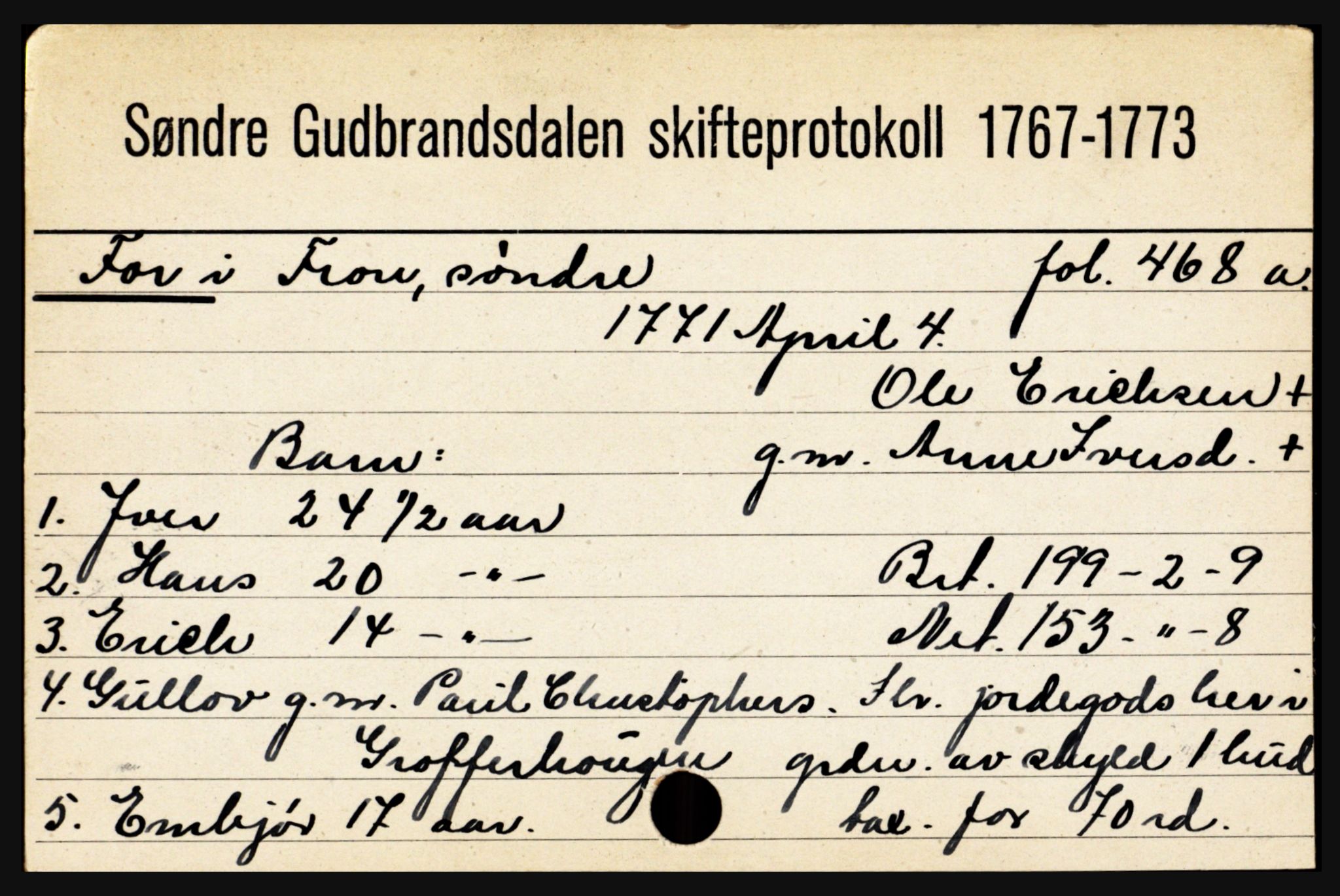 Sør-Gudbrandsdal tingrett, SAH/TING-004/J, 1658-1885, s. 3011