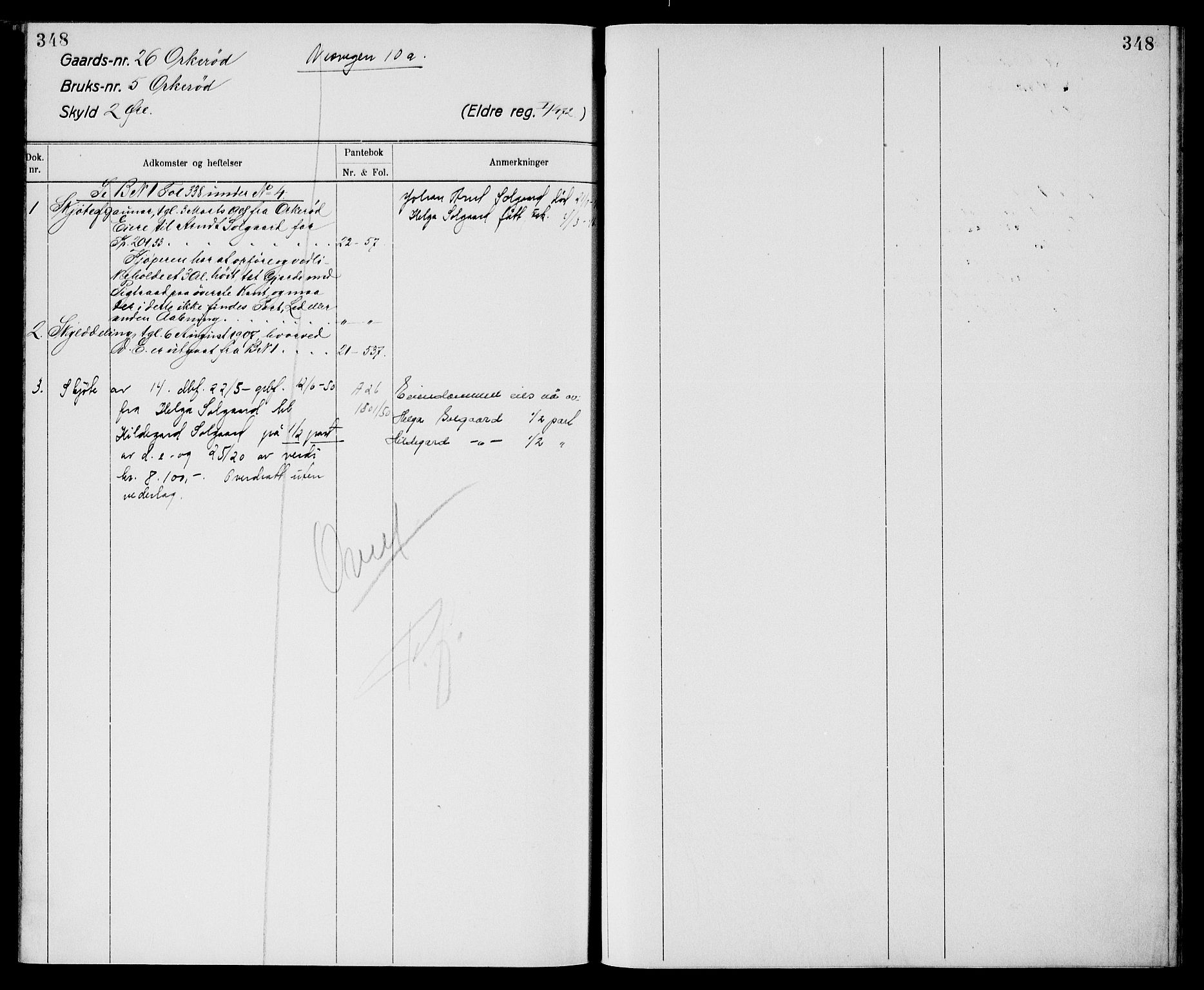 Moss sorenskriveri, SAO/A-10168: Panteregister nr. XI 4, 1864-1961, s. 348