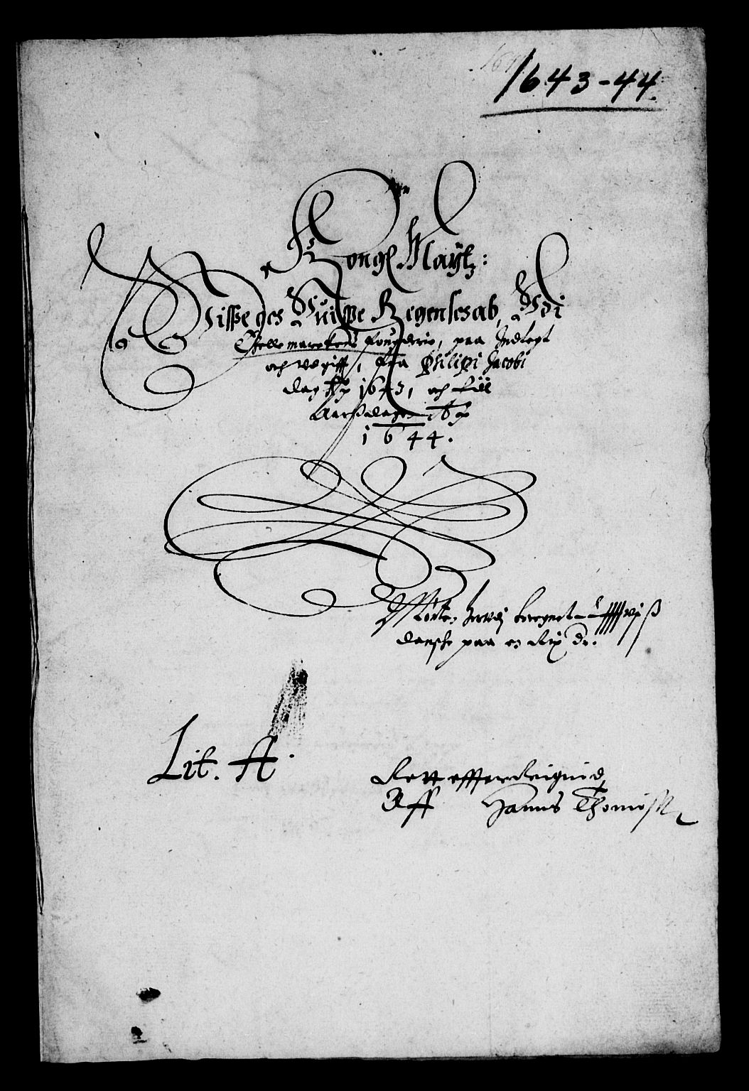 Rentekammeret inntil 1814, Reviderte regnskaper, Lensregnskaper, AV/RA-EA-5023/R/Rb/Rbp/L0028: Bratsberg len, 1642-1644