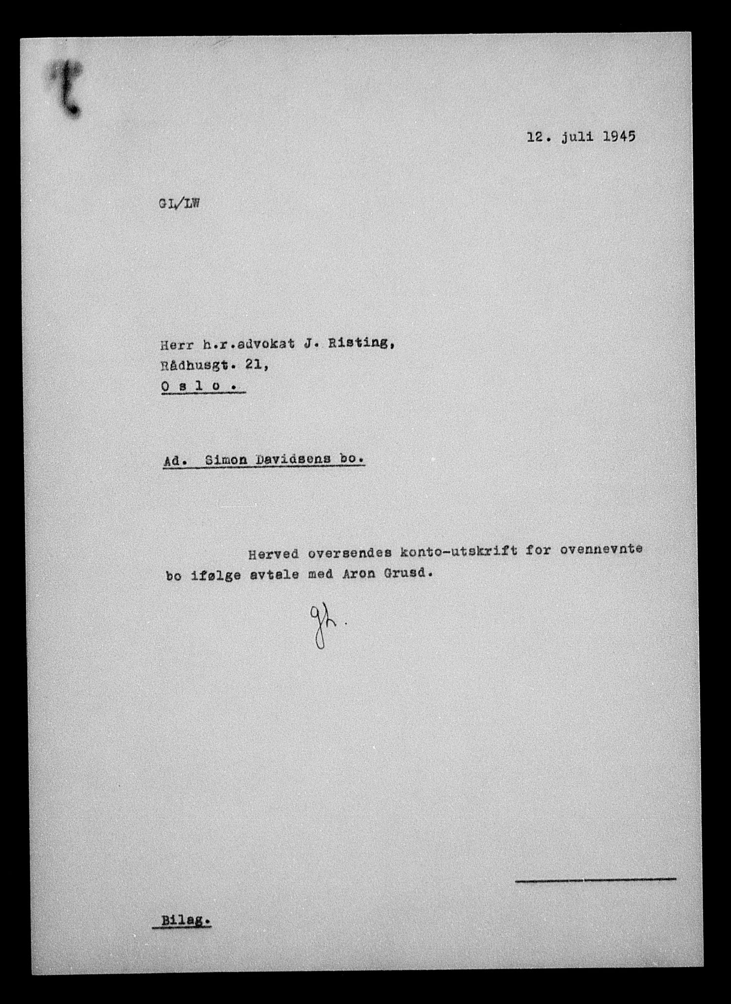Justisdepartementet, Tilbakeføringskontoret for inndratte formuer, AV/RA-S-1564/H/Hc/Hcc/L0930: --, 1945-1947, s. 43