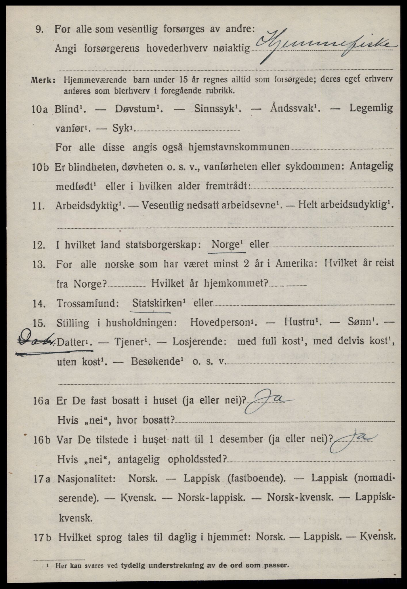 SAT, Folketelling 1920 for 1619 Sør-Frøya herred, 1920, s. 1502