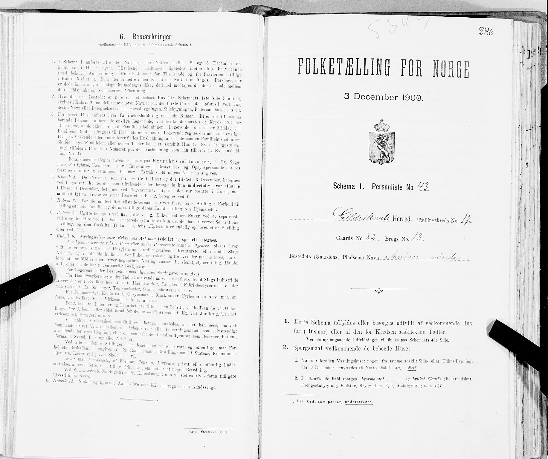 SAT, Folketelling 1900 for 1838 Gildeskål herred, 1900, s. 1796