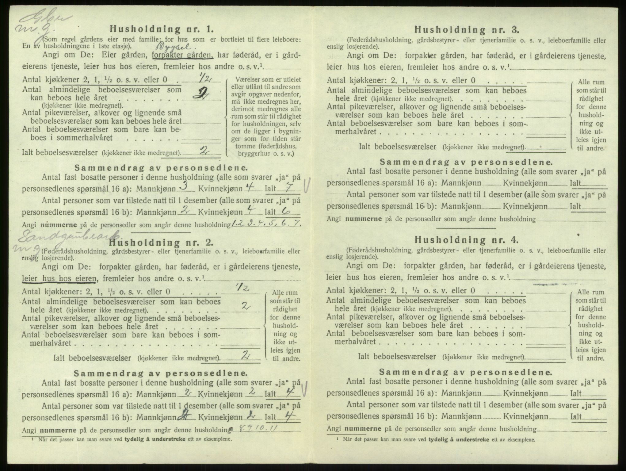 SAB, Folketelling 1920 for 1253 Hosanger herred, 1920, s. 682