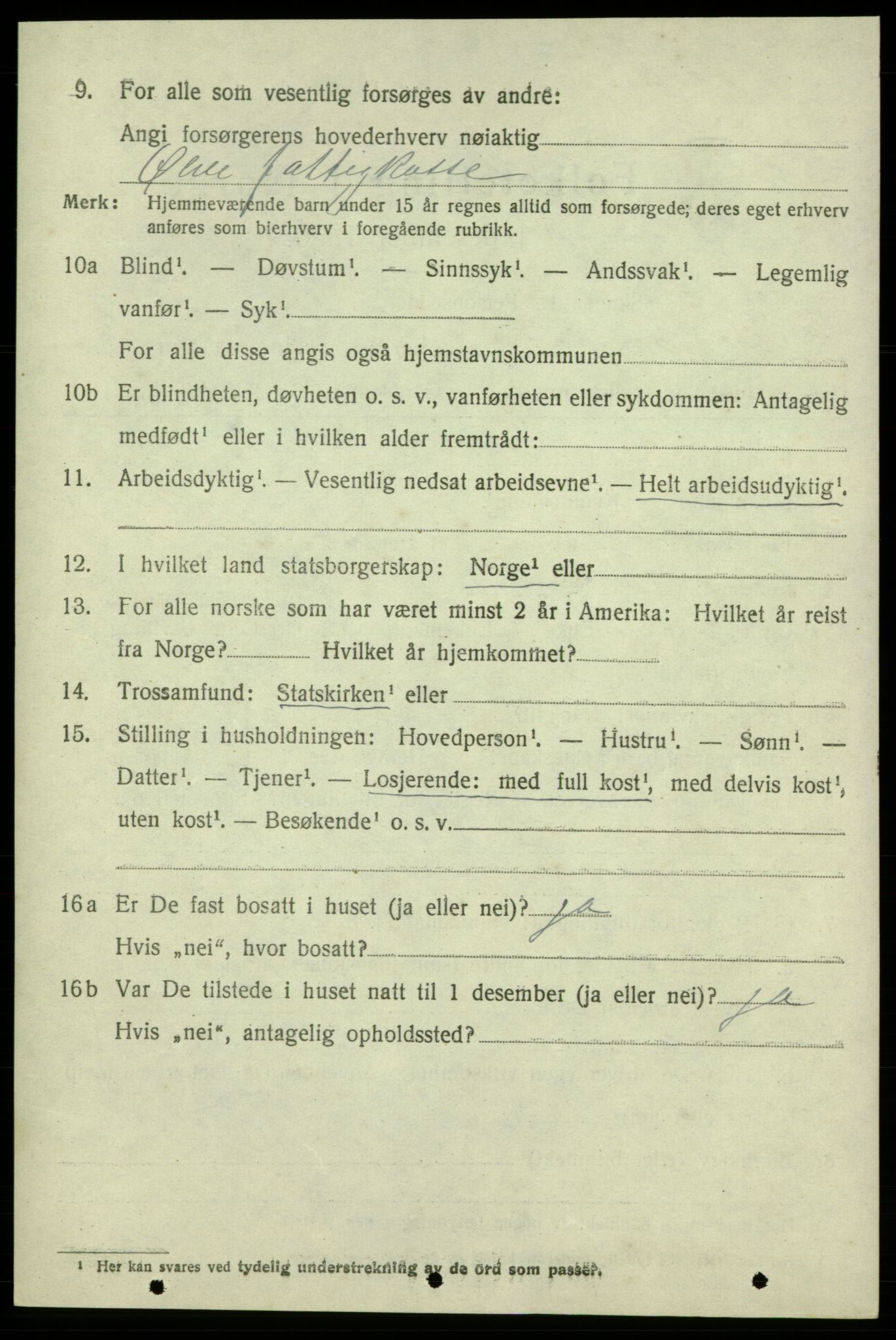 SAB, Folketelling 1920 for 1224 Kvinnherad herred, 1920, s. 4909