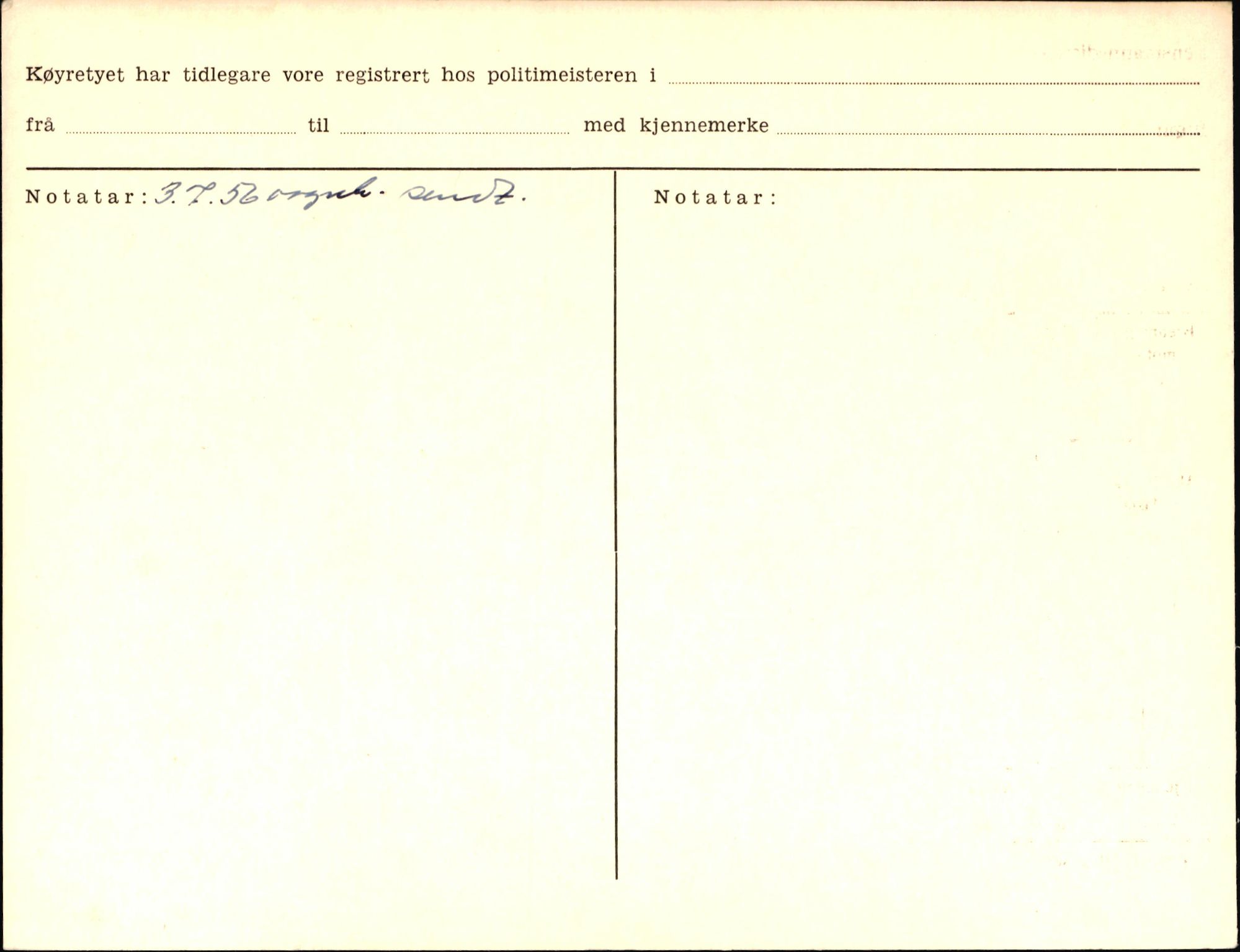 Statens vegvesen, Sogn og Fjordane vegkontor, SAB/A-5301/4/F/L0004: Registerkort utmeldte Fjordane S2500-2700, S7200-7899, 1930-1961, s. 2