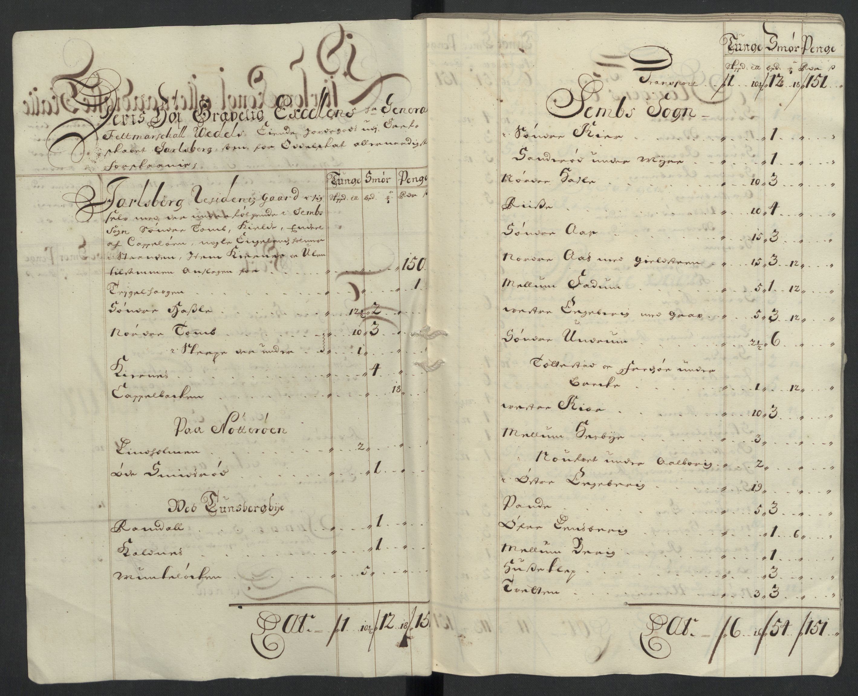 Rentekammeret inntil 1814, Reviderte regnskaper, Fogderegnskap, RA/EA-4092/R32/L1870: Fogderegnskap Jarlsberg grevskap, 1702, s. 189