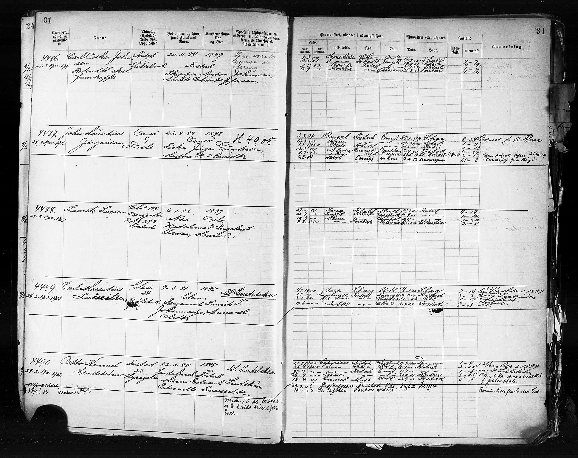 Fredrikstad mønstringskontor, AV/SAO-A-10569b/F/Fc/Fca/L0007: Annotasjonsrulle, 1903-1916, s. 33