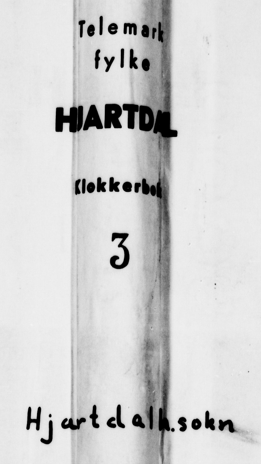 Hjartdal kirkebøker, AV/SAKO-A-270/G/Ga/L0003: Klokkerbok nr. I 3, 1889-1896