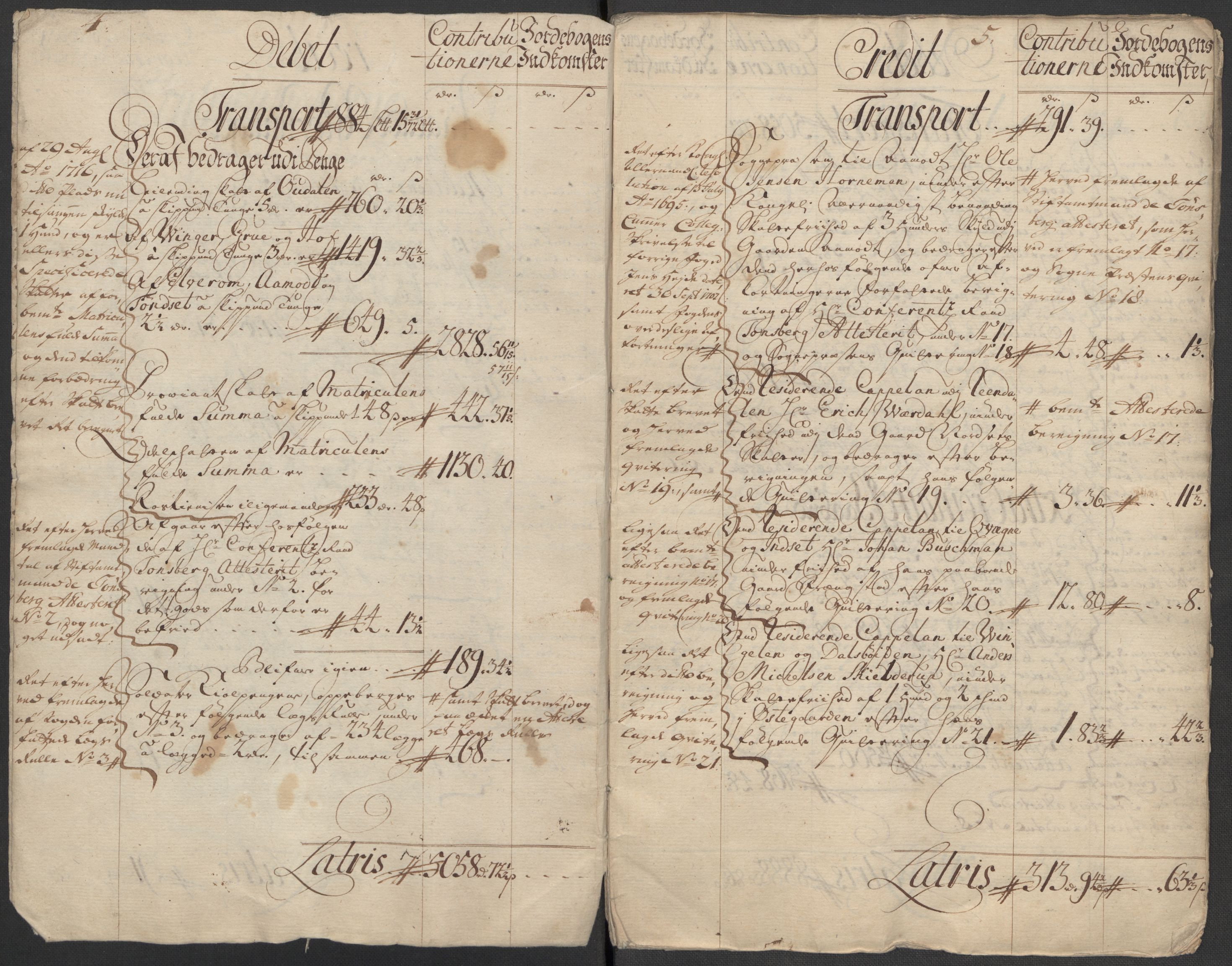 Rentekammeret inntil 1814, Reviderte regnskaper, Fogderegnskap, AV/RA-EA-4092/R13/L0856: Fogderegnskap Solør, Odal og Østerdal, 1717, s. 5