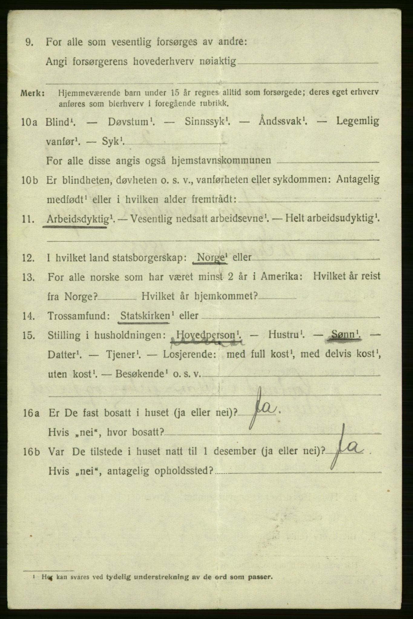 SAB, Folketelling 1920 for 1401 Florø ladested, 1920, s. 1581